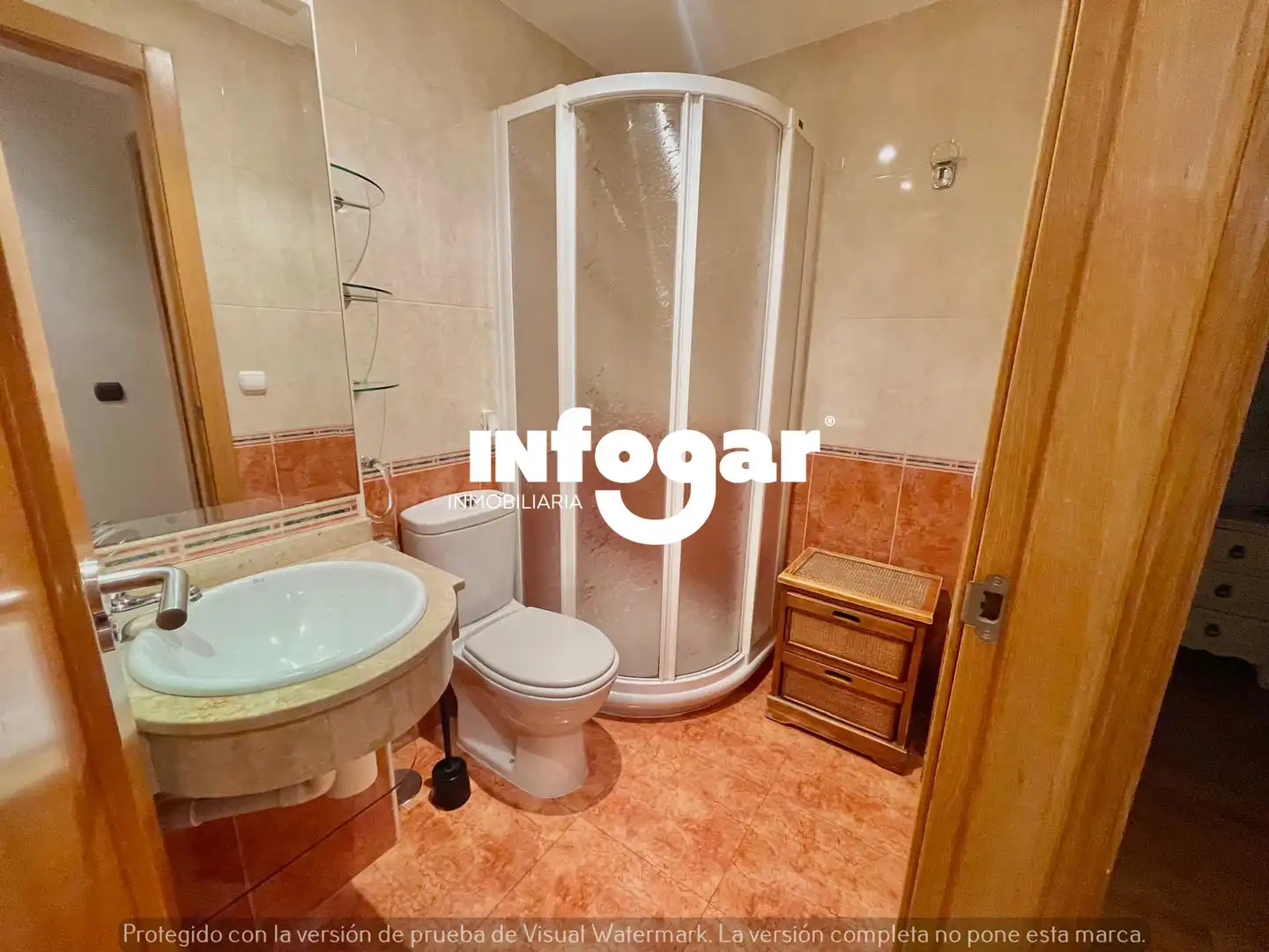 Badezimmer von Wohnung zum Verkauf in A Guarda   mit Heizung, Parkett und Abstellraum