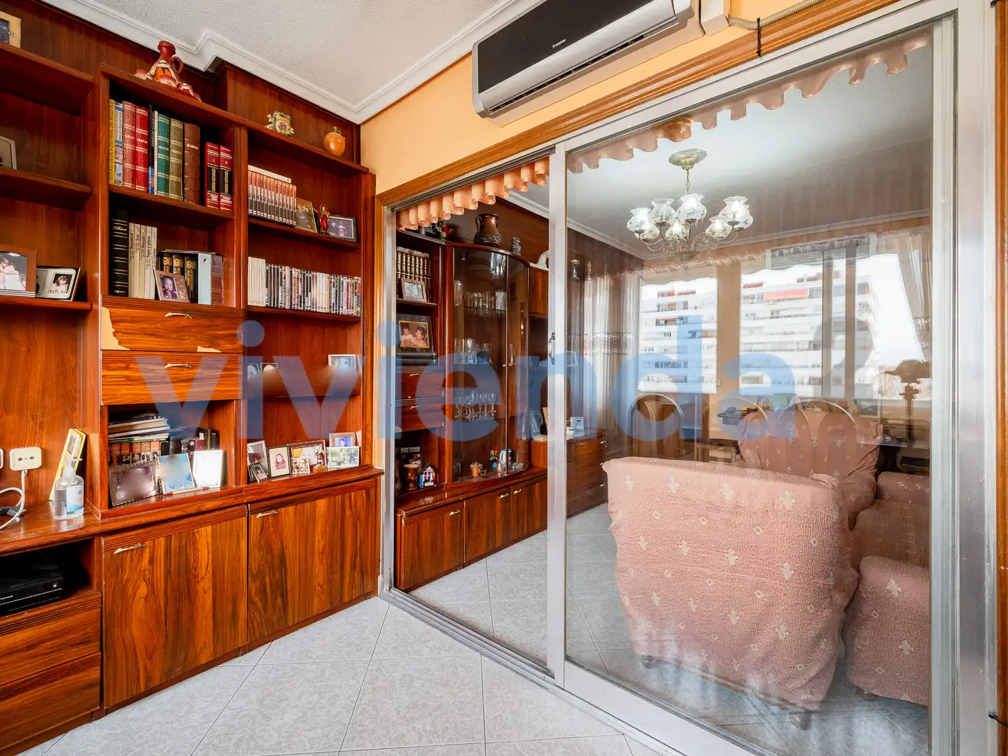 Wohnzimmer von Wohnung zum Verkauf in Madrid mit Klimaanlage, Heizung und Terrasse