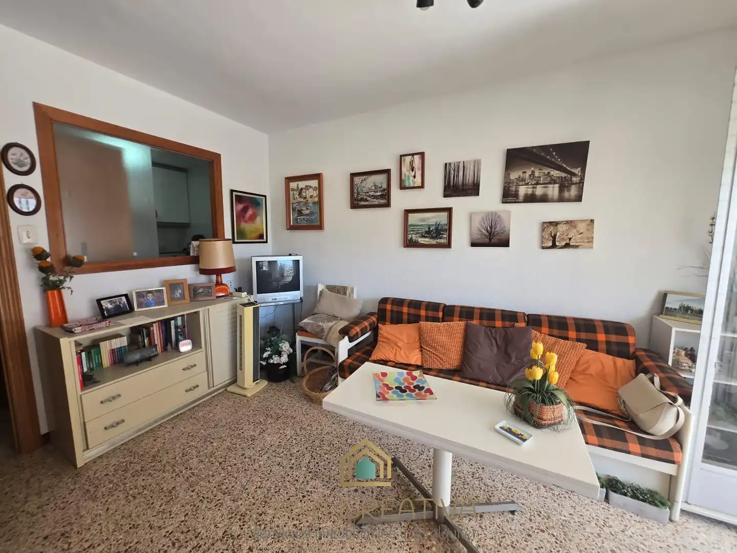 Living room of Flat for sale in Cullera  with Terrace and Balcony