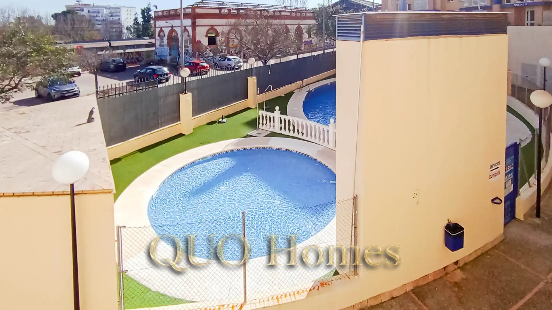 Swimming pool of Flat for sale in Jerez de la Frontera  with Air Conditioner, Balcony and Community pool