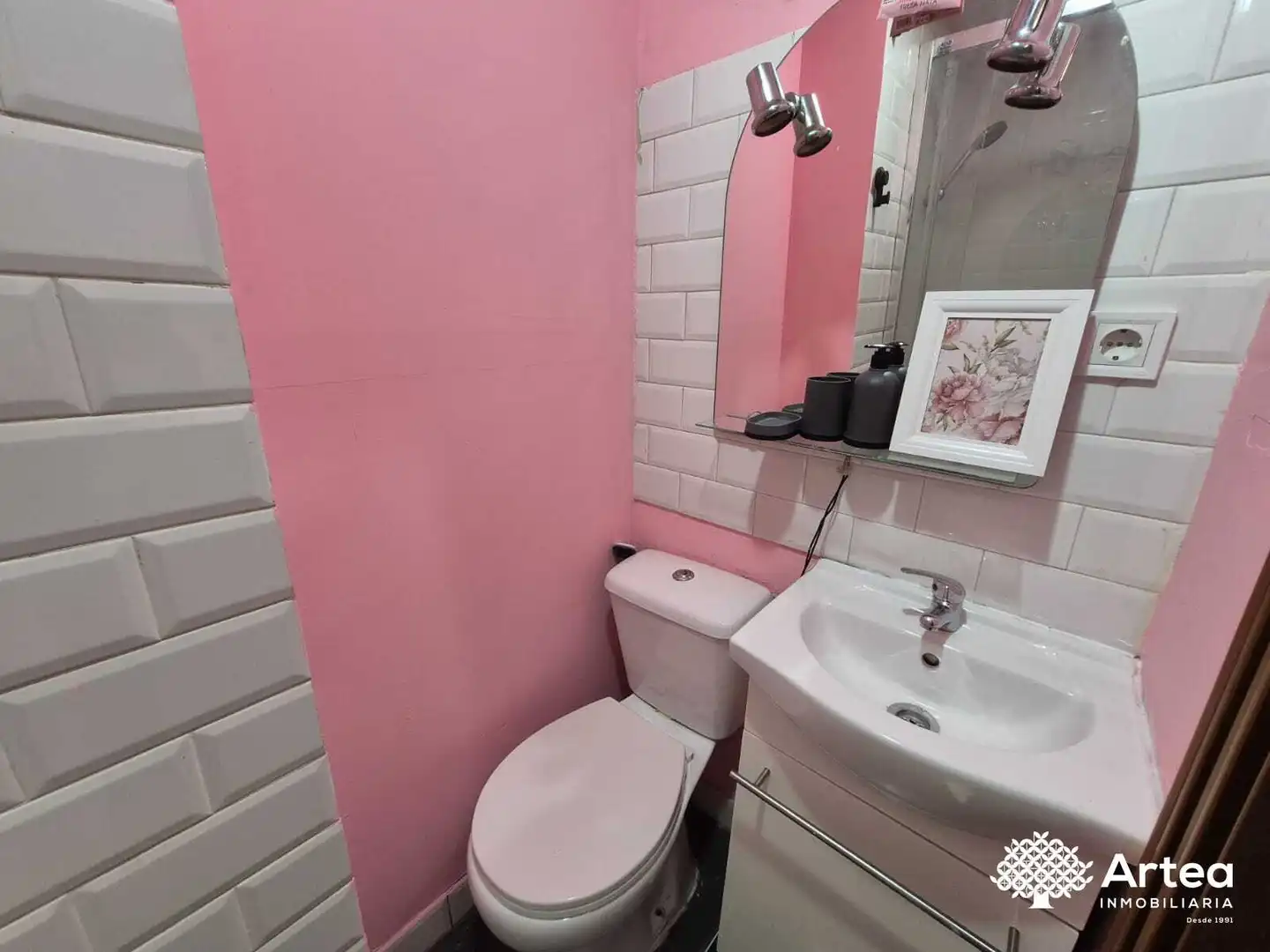 Baño de Piso de alquiler en Bilbao  con Lavadora y Microondas