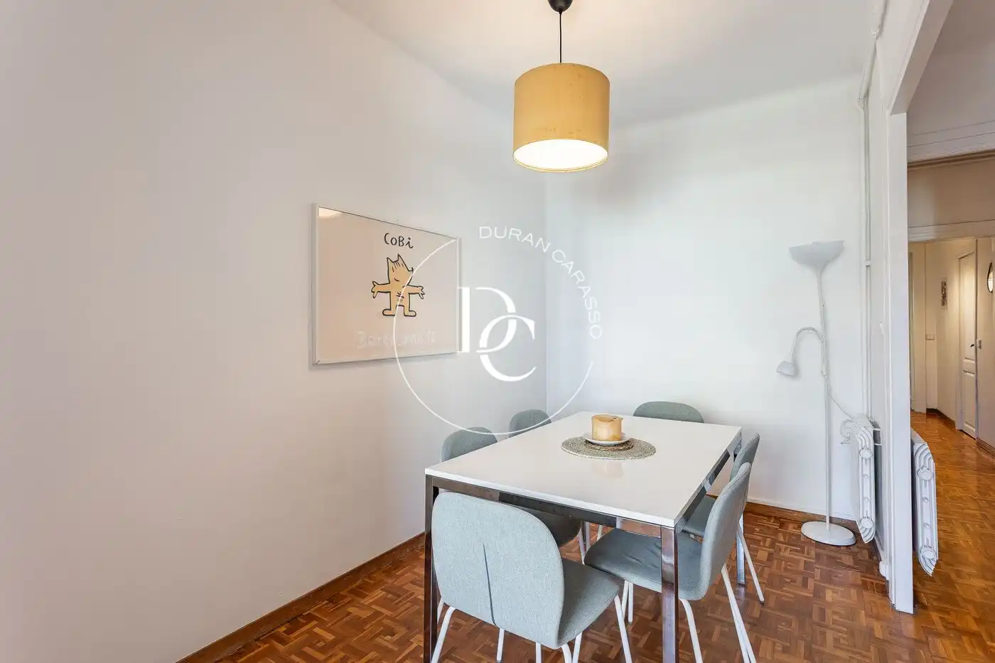 Dining room of Flat for sale in Barcelona  with Air Conditioner, Heating and Furnished