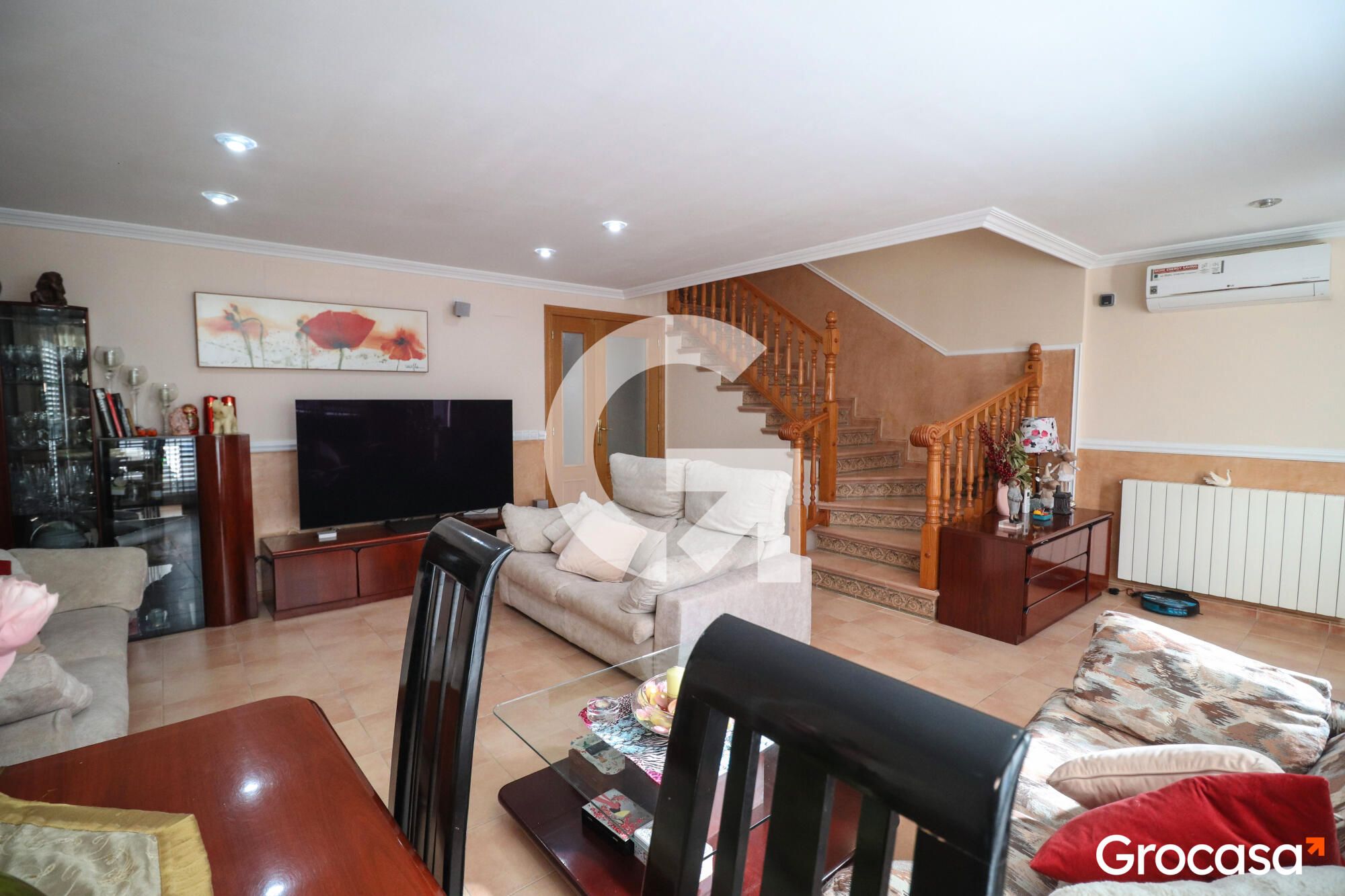 Living room of Single-family semi-detached for sale in Sagunto / Sagunt  with Air Conditioner, Heating and Terrace