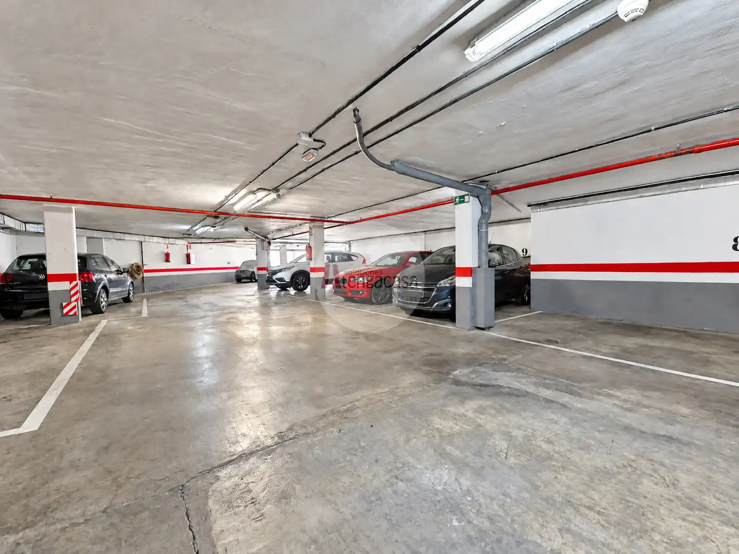 Parkplatz von Wohnungen zur Miete in Barrio de Salamanca