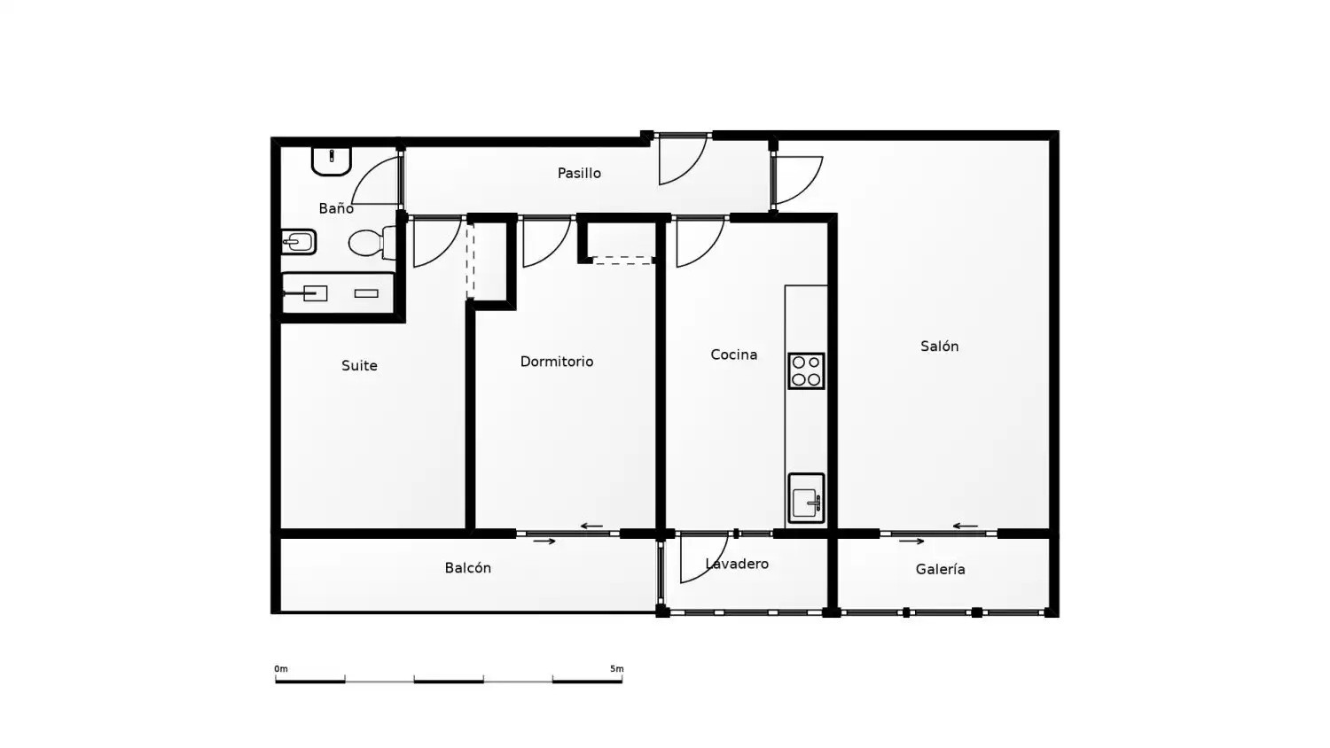 Flat for sale in Los Castros - Castrillón