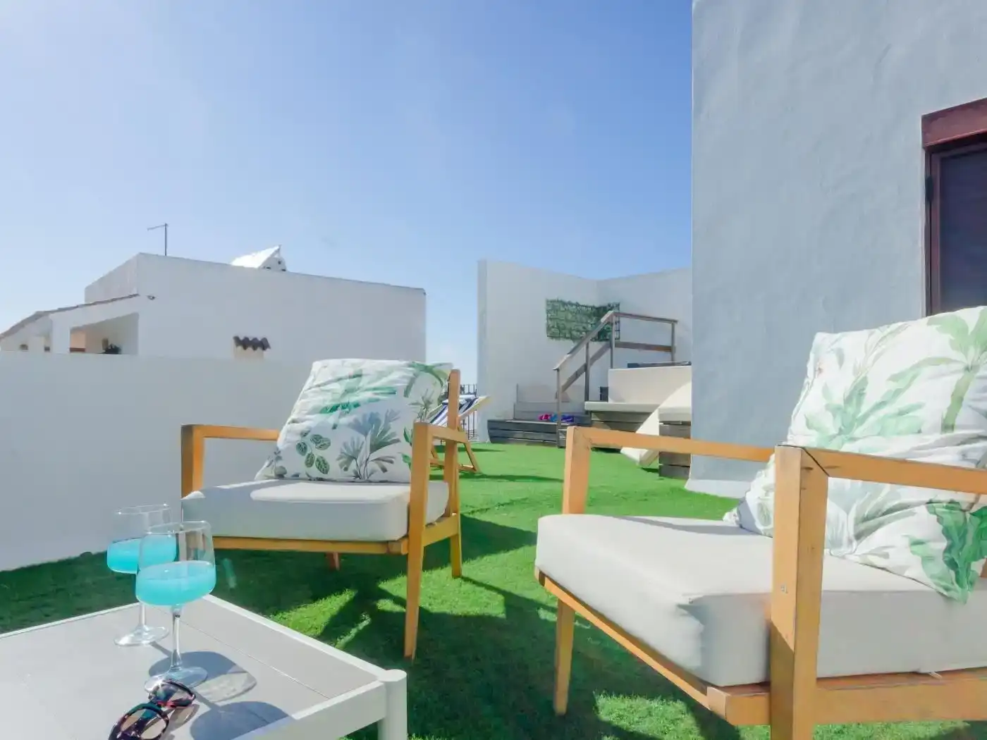 Terrassa de Casa o xalet en venda en Conil de la Frontera amb Aire condicionat, Jardí privat i Terrassa