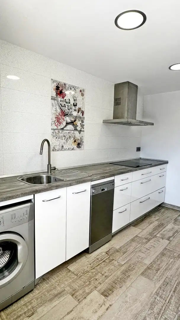 Cocina de Apartamento de alquiler en Gandia con Terraza, Amueblado y Horno