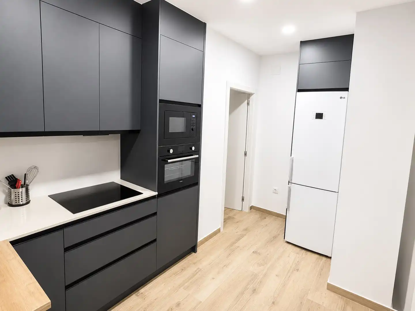 Kitchen of Apartments for sale in Calpe / Calp  with Air Conditioner and Private garden