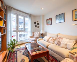 Living room of Flat for sale in Gijón   with Heating, Parquet flooring and Storage room