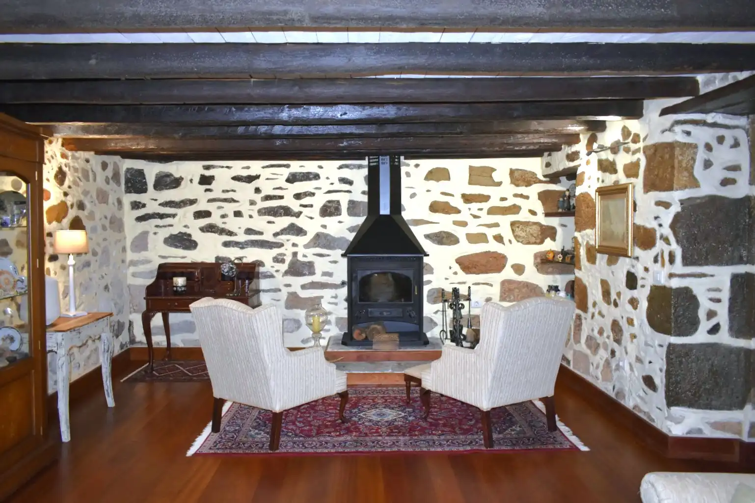 Sala de estar de Casa adosada en venta en Teror con Parquet, Terraza y Amueblado