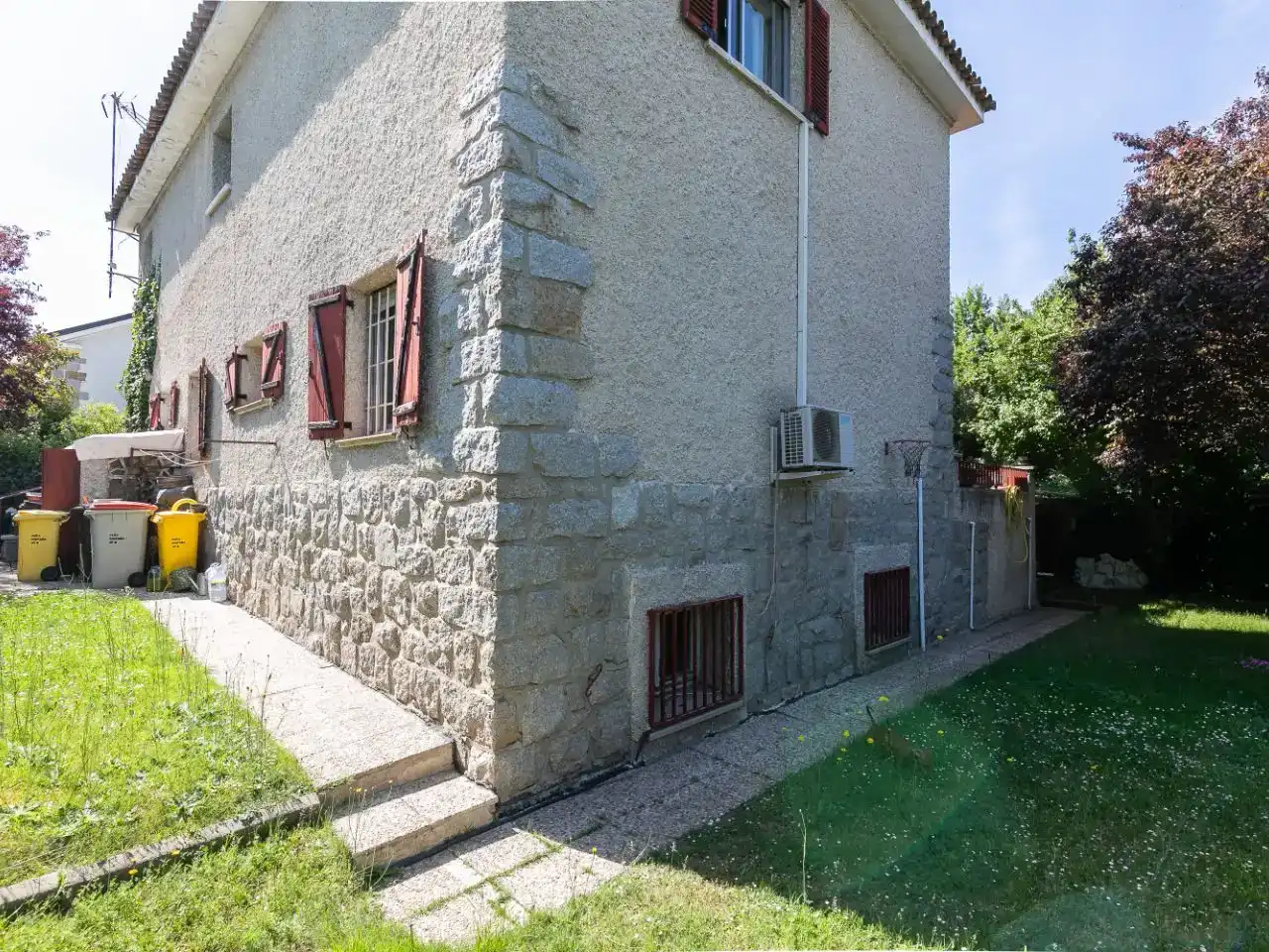 Vista exterior de Casa o chalet en venta en Madrid con Aire acondicionado, Jardín privado y Parquet