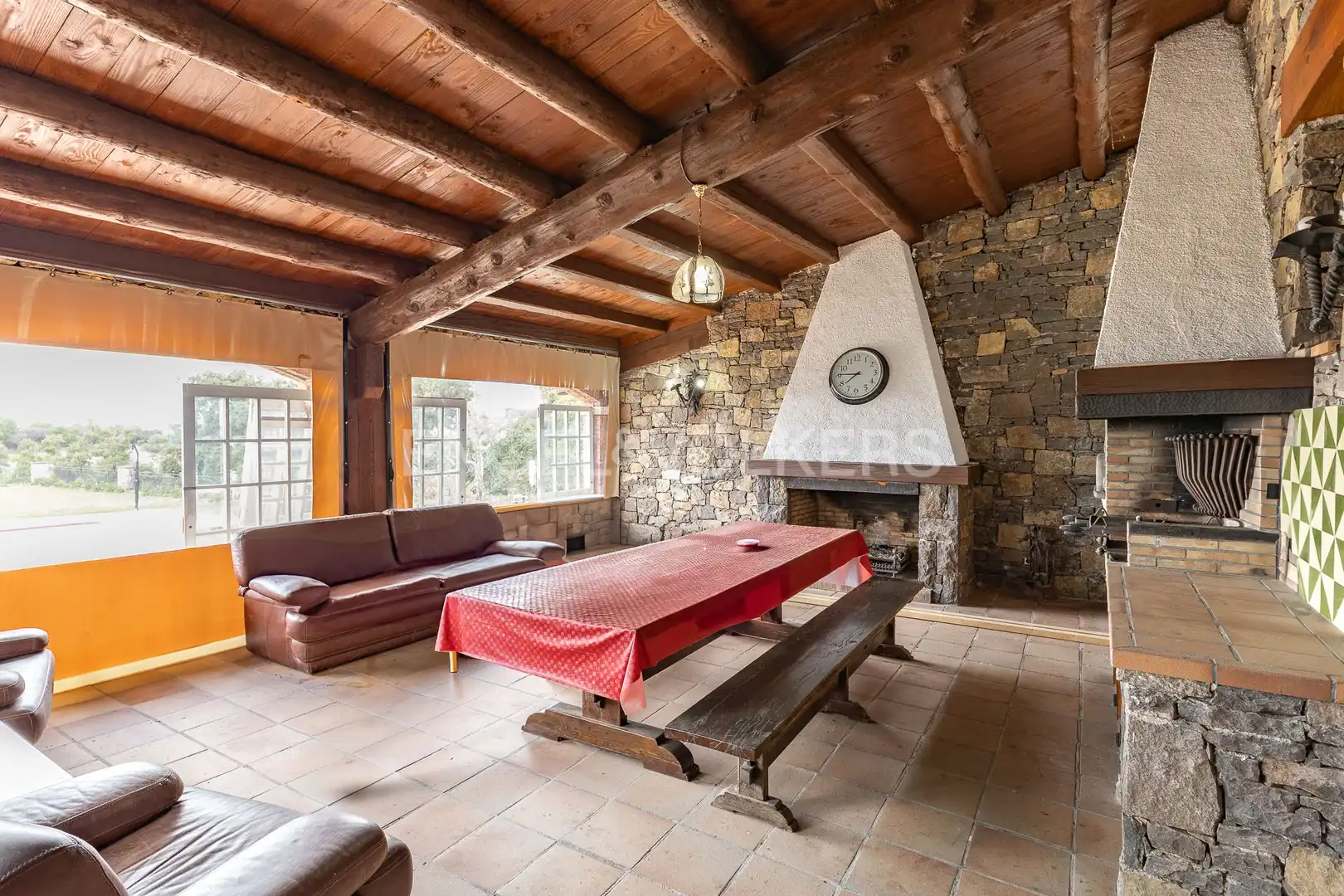 Sala d'estar de Casa o xalet en venda en Seva amb Aire condicionat, Calefacció i Jardí privat