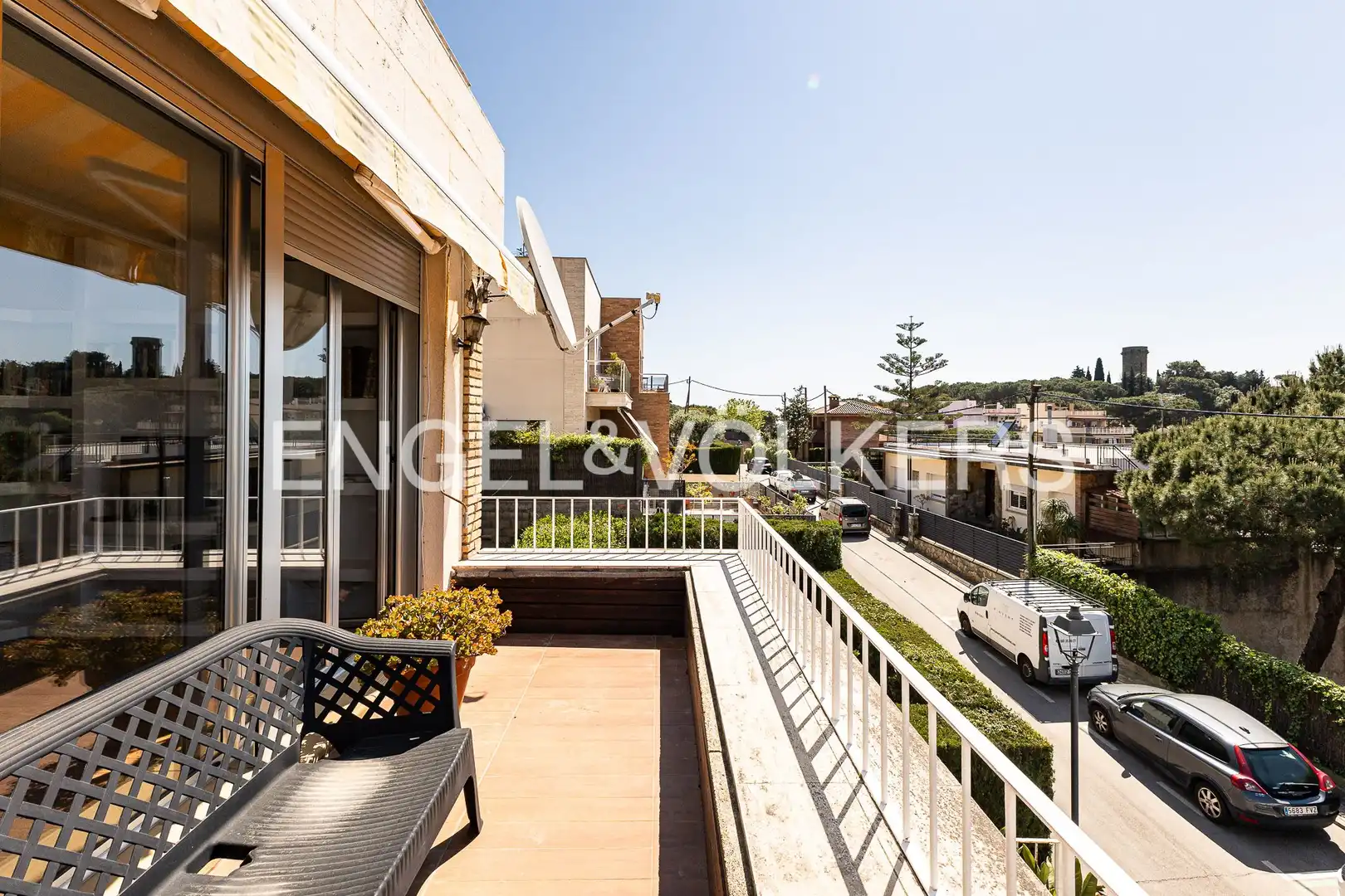 Terrace of Flat for sale in Caldes d'Estrac  with Air Conditioner, Heating and Private garden