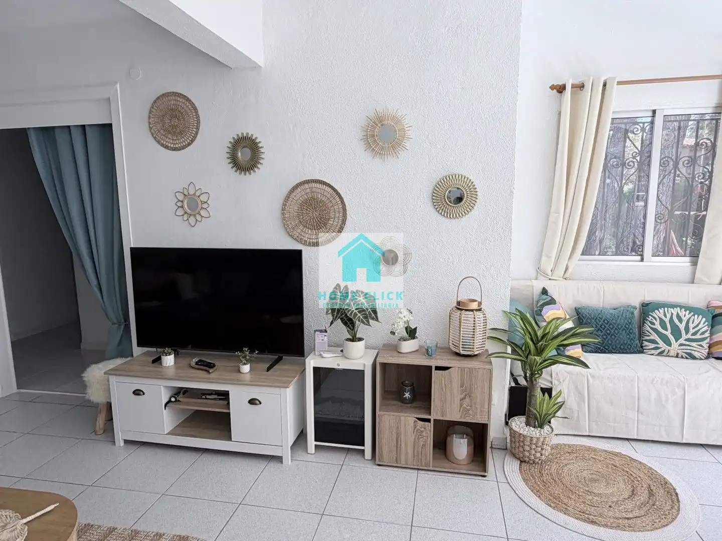 Sala de estar de Casa o chalet de alquiler en Pratdip con Aire acondicionado, Calefacción y Jardín privado