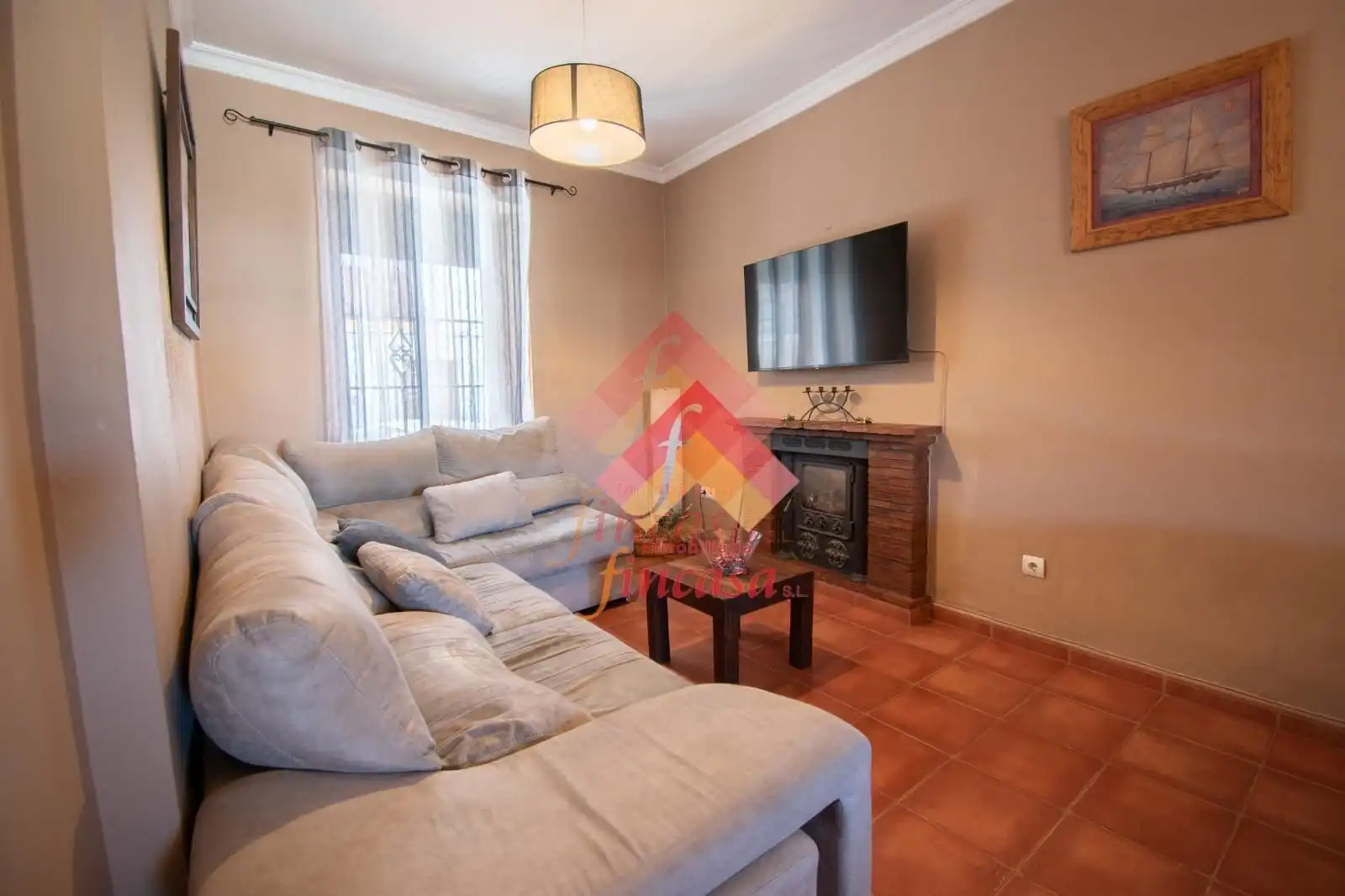 Sala de estar de Casa o chalet de alquiler en Arriate con Terraza y Amueblado