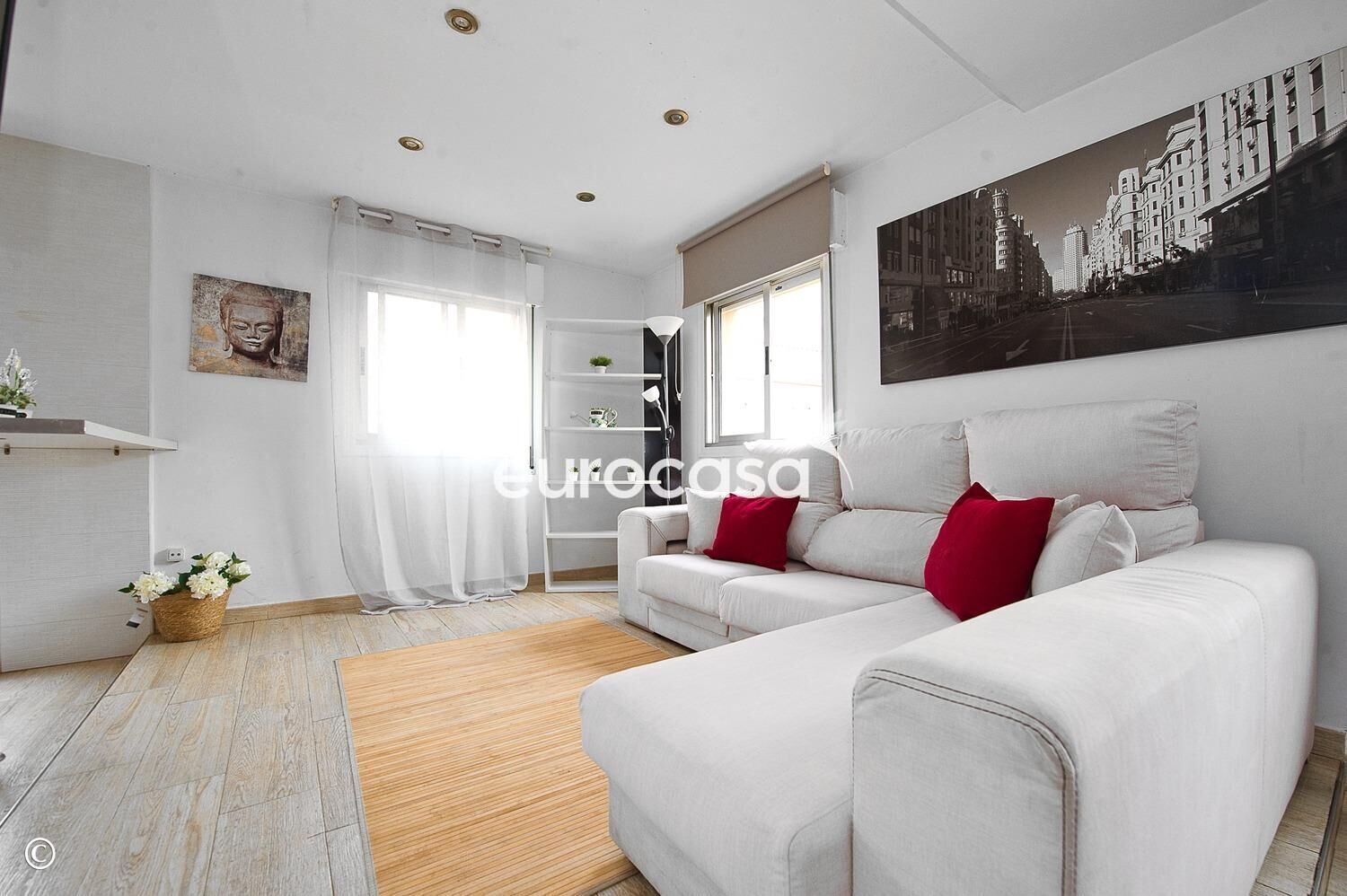 Living room of Flat for sale in Santander  with Heating and Balcony