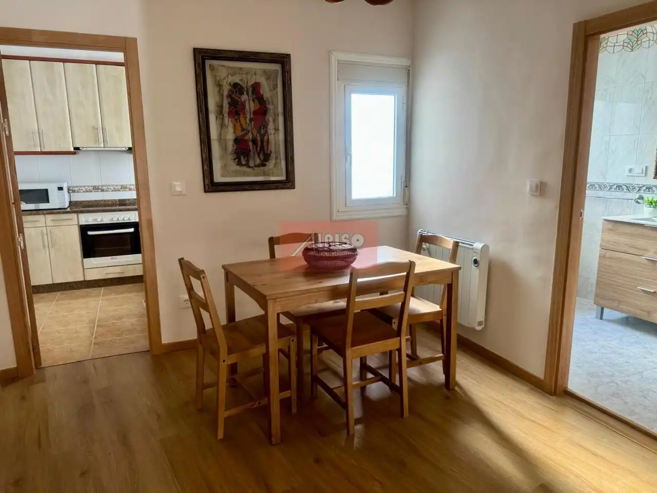 Menjador de Apartament de lloguer en Ourense Capital  amb Calefacció i Moblat