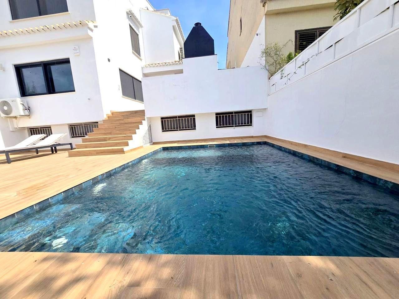 Piscina de Casa o xalet en venda en Gandia amb Aire condicionat, Terrassa i Piscina