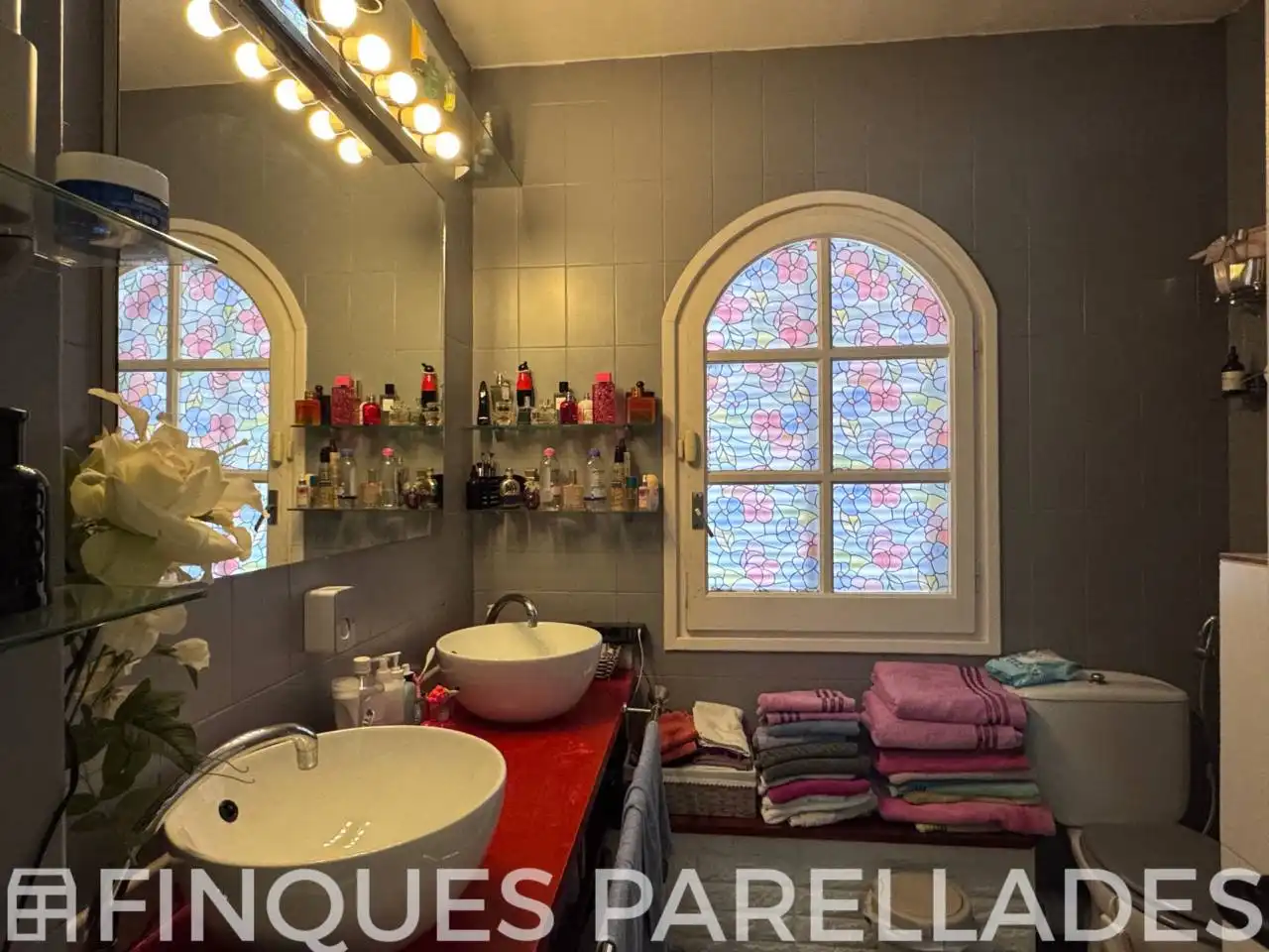 Bany de Casa adosada en venda en Sitges amb Aire condicionat, Calefacció i Jardí privat