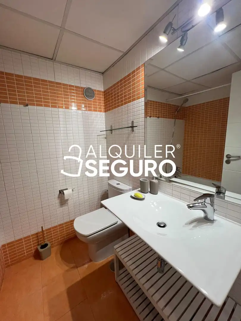 Baño de Piso de alquiler en Madrid con Aire acondicionado, Calefacción y Terraza