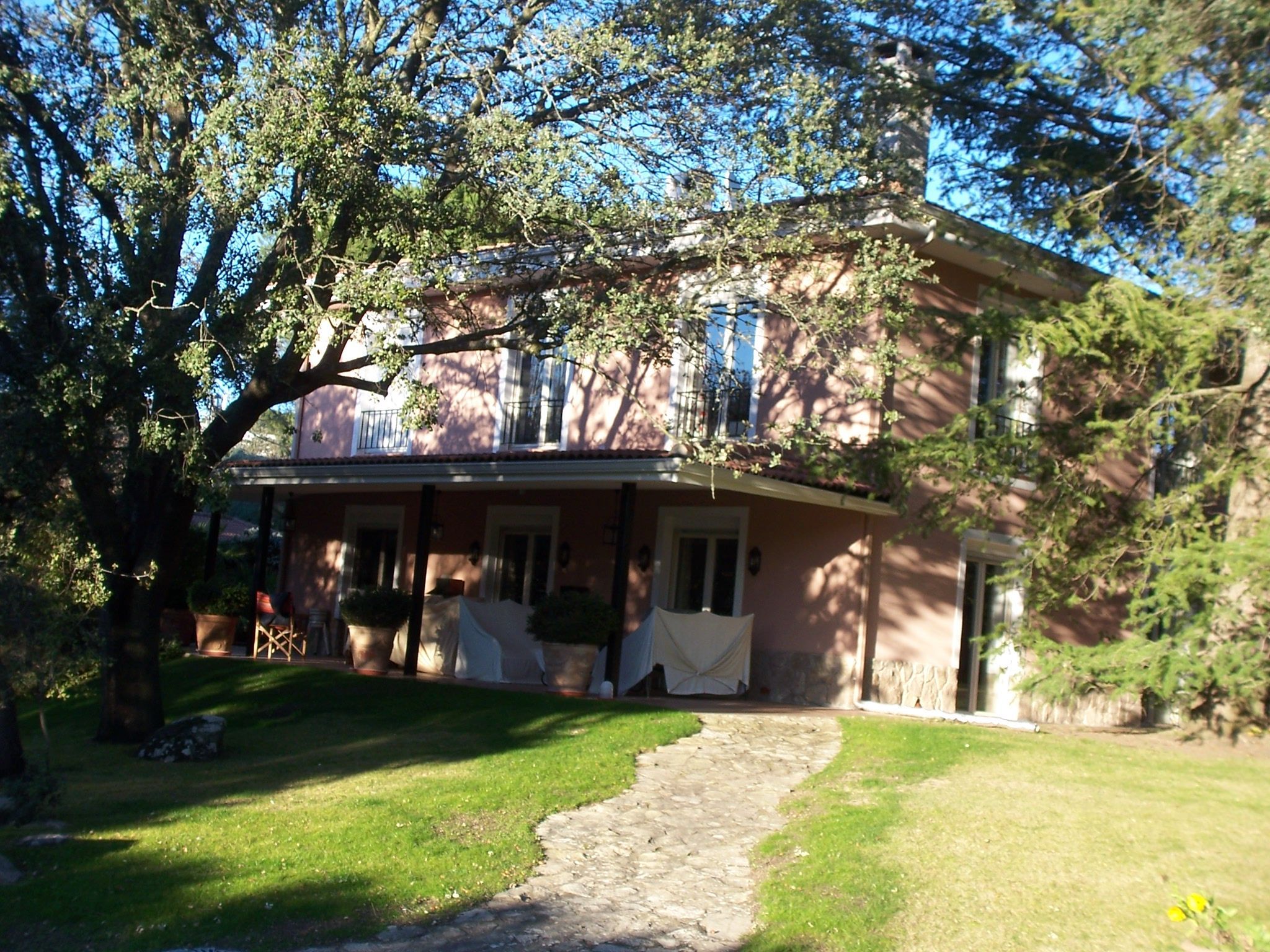 Exterior view of House or chalet for sale in Torrelodones  with Air Conditioner, Heating and Private garden