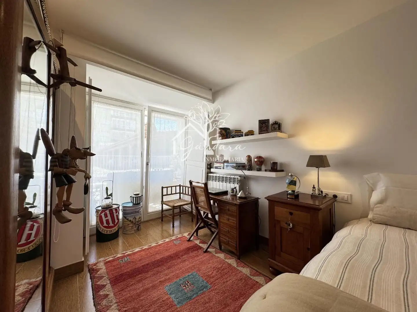 Schlafzimmer von Wohnung zum Verkauf in Ares mit Heizung, Terrasse und Ofen