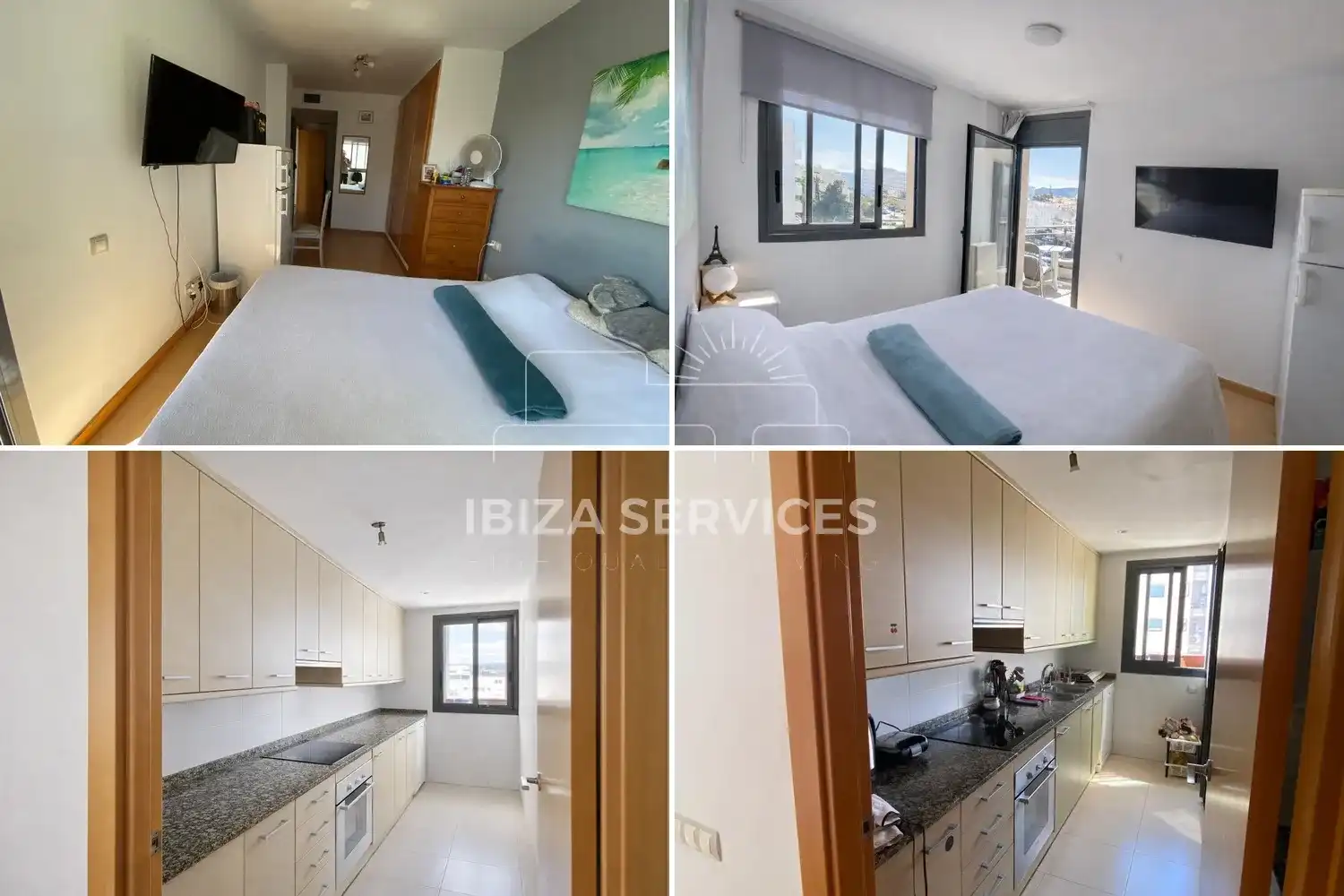 Bedroom of Flat for sale in Eivissa  with Air Conditioner