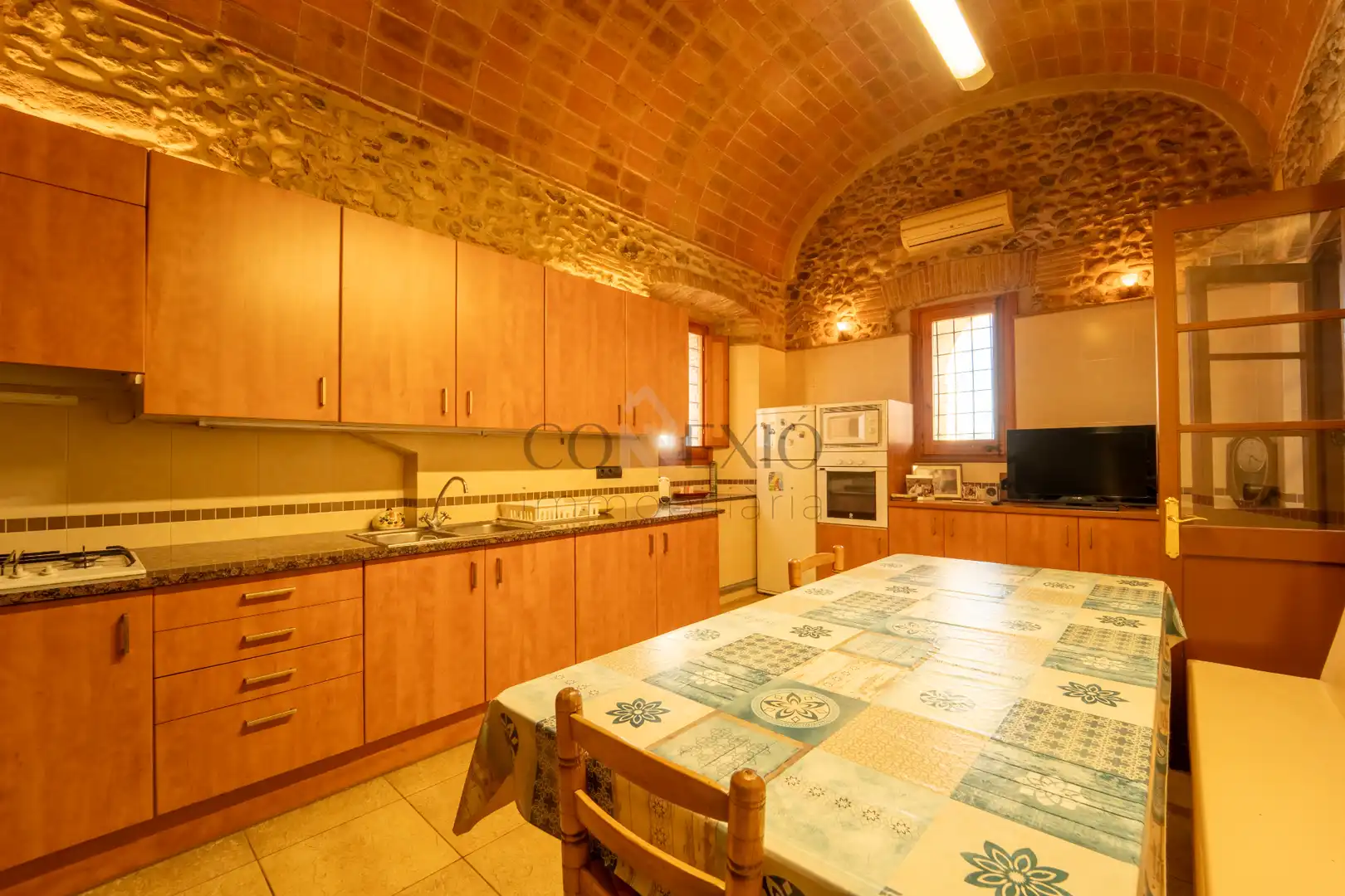 Cocina de Finca rústica en venta en Pontós con Jardín privado, Terraza y Trastero