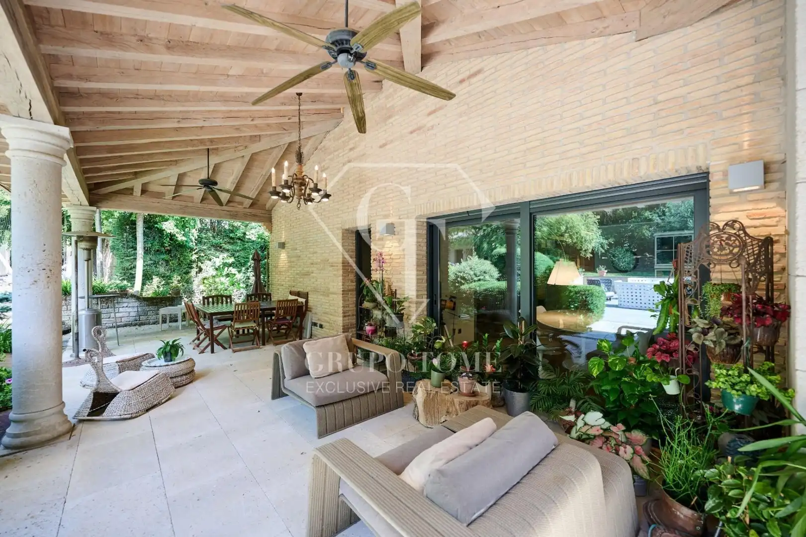 Terraza de Casa o chalet en venta en Ayegui / Aiegi con Aire acondicionado, Calefacción y Jardín privado