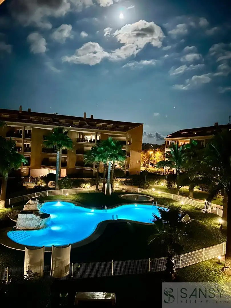 Piscina de Apartament de lloguer en Jávea / Xàbia amb Aire condicionat, Calefacció i Terrassa