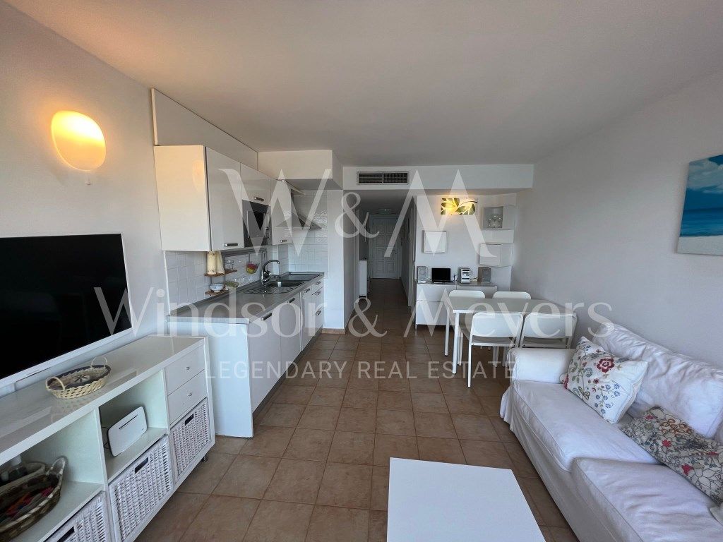 Exterior view of Flat for sale in Santa Eulària des Riu  with Air Conditioner, Furnished and Microwave
