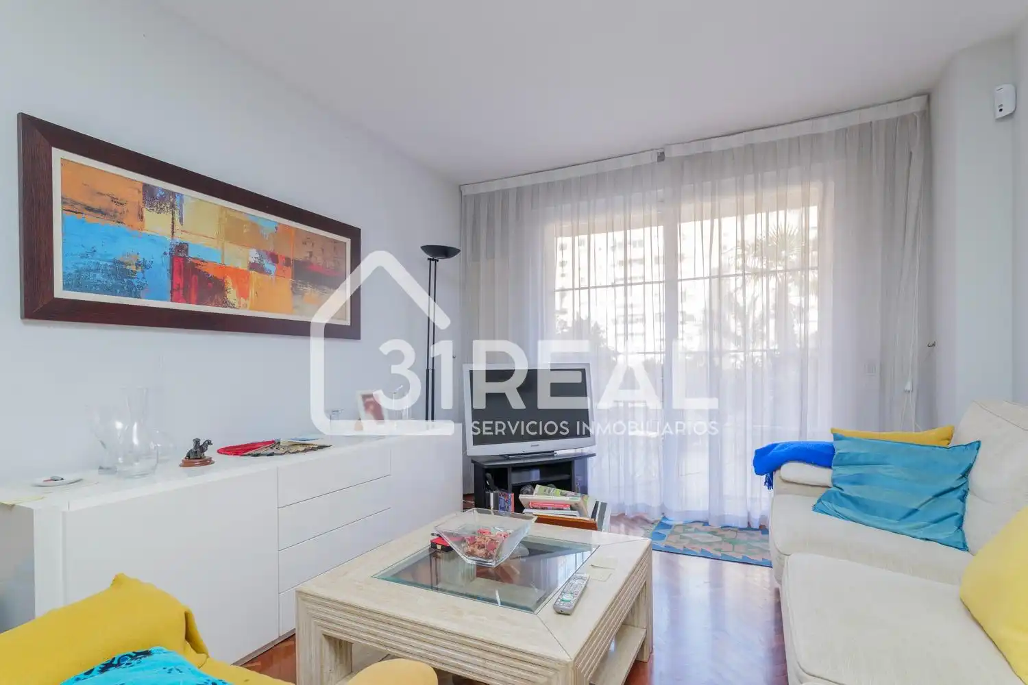 Sala de estar de Piso en venta en Madrid con Calefacción, Jardín privado y Terraza