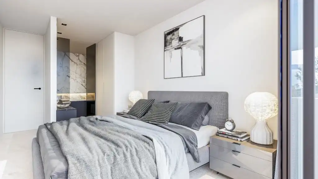 Bedroom of Houses for sale in Alcúdia  with Air Conditioner, Private garden and Swimming Pool