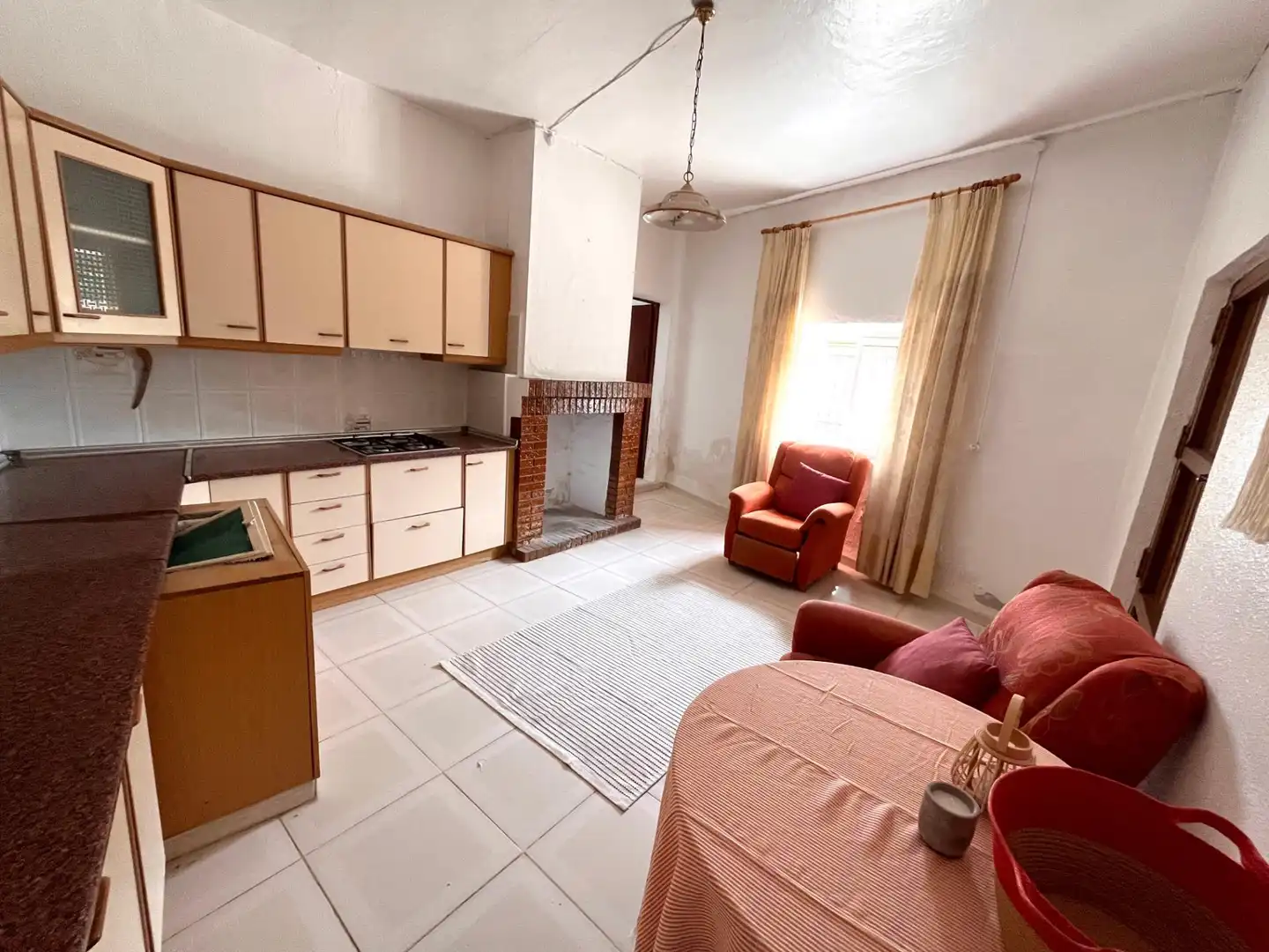 Cocina de Casa adosada en venta en Tobarra con Jardín privado, Terraza y Trastero