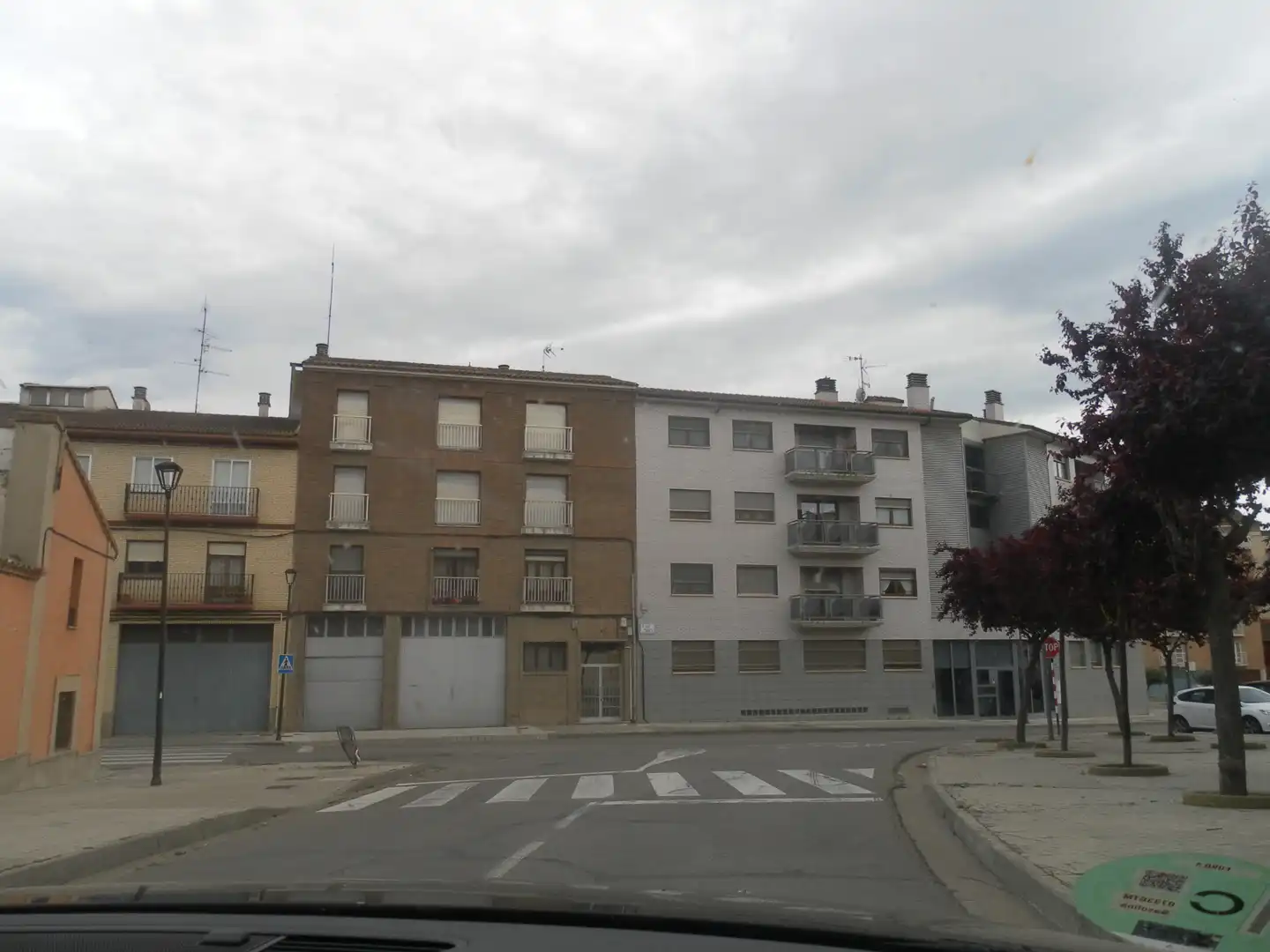Vista exterior de Piso en venta en Ejea de los Caballeros con Balcón