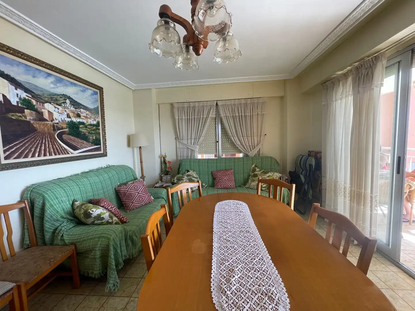 Dining room of Apartments for sale in Nules  with Terrace, Storage room and Furnished