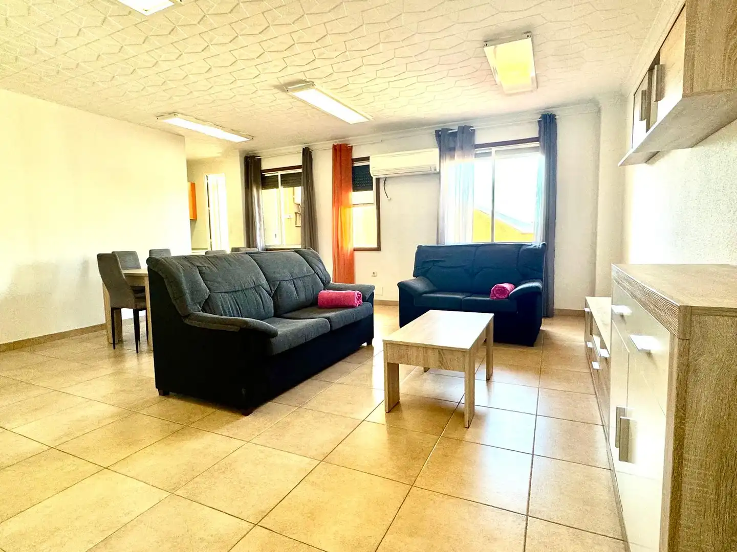 Sala d'estar de Pis de lloguer en Murcia amb Aire condicionat, Calefacció i Terrassa