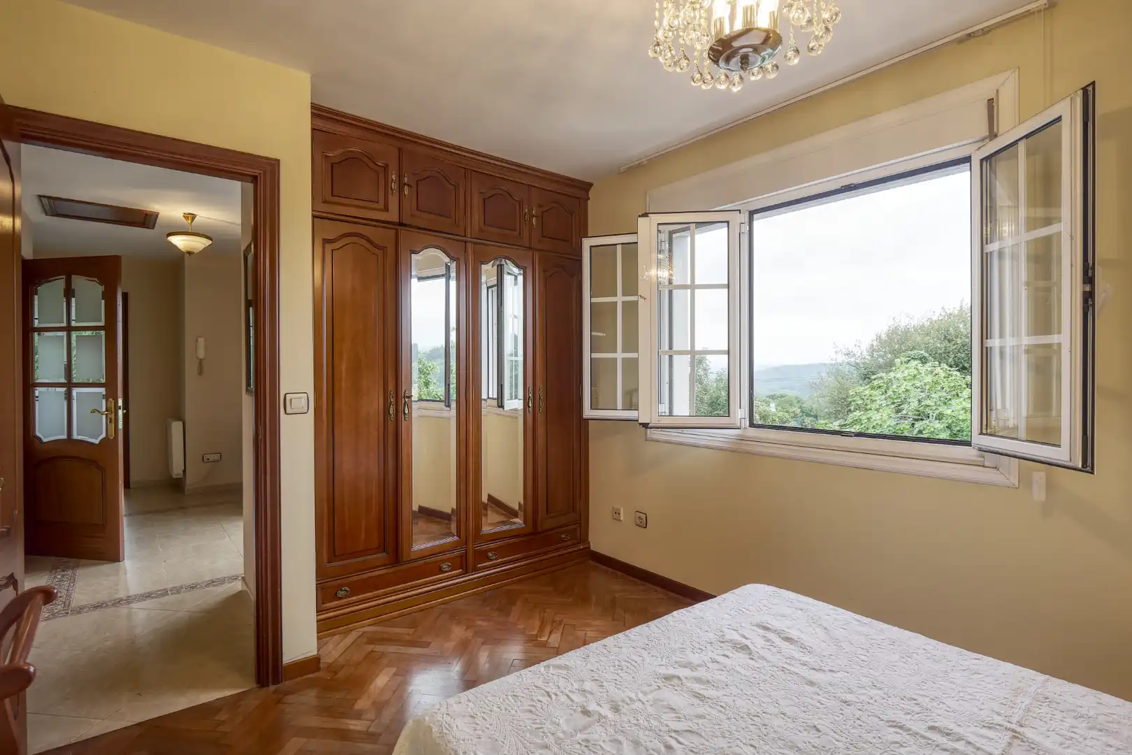 Bedroom of Houses for sale in Abegondo  with Heating, Private garden and Parquet flooring