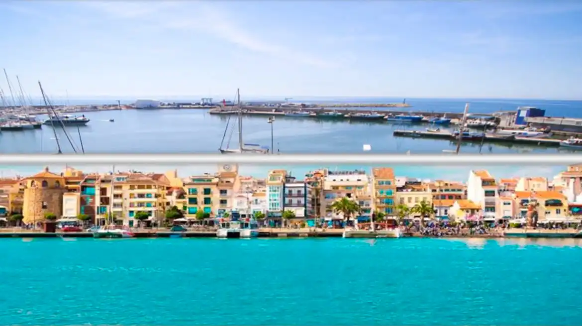 Außenansicht von Wohnung zum Verkauf in Cambrils mit Klimaanlage, Heizung und Privatgarten