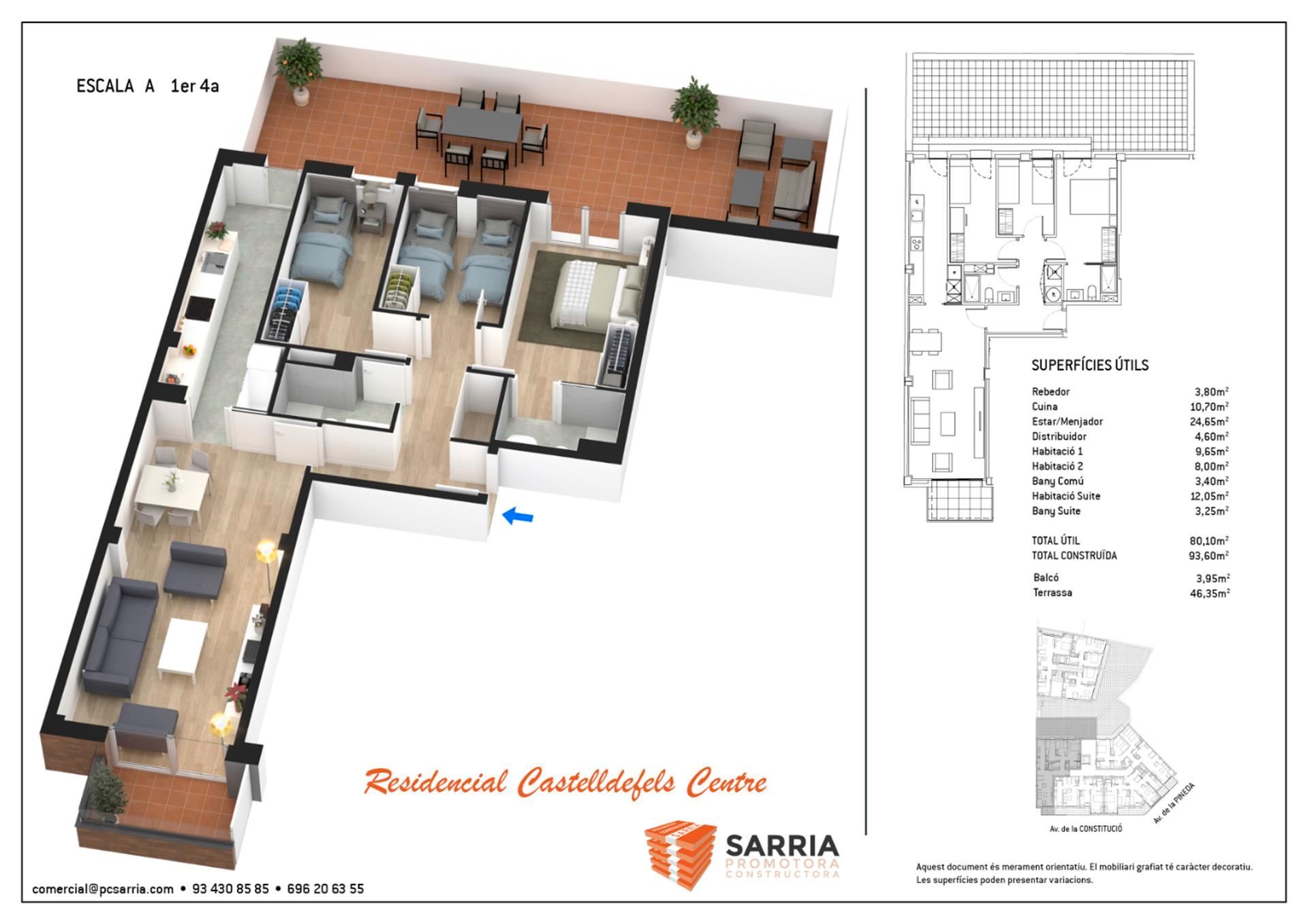 Flat for sale in Avinguda de la Constitució, 149, Centre