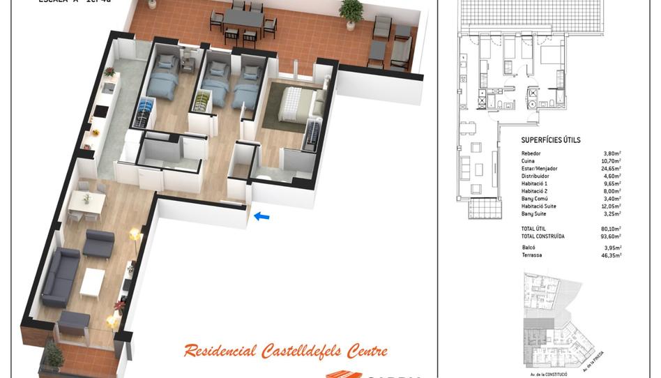 Photo 1 from new construction home in Flat for sale in Avinguda de la Constitució, 149, Centre, Barcelona