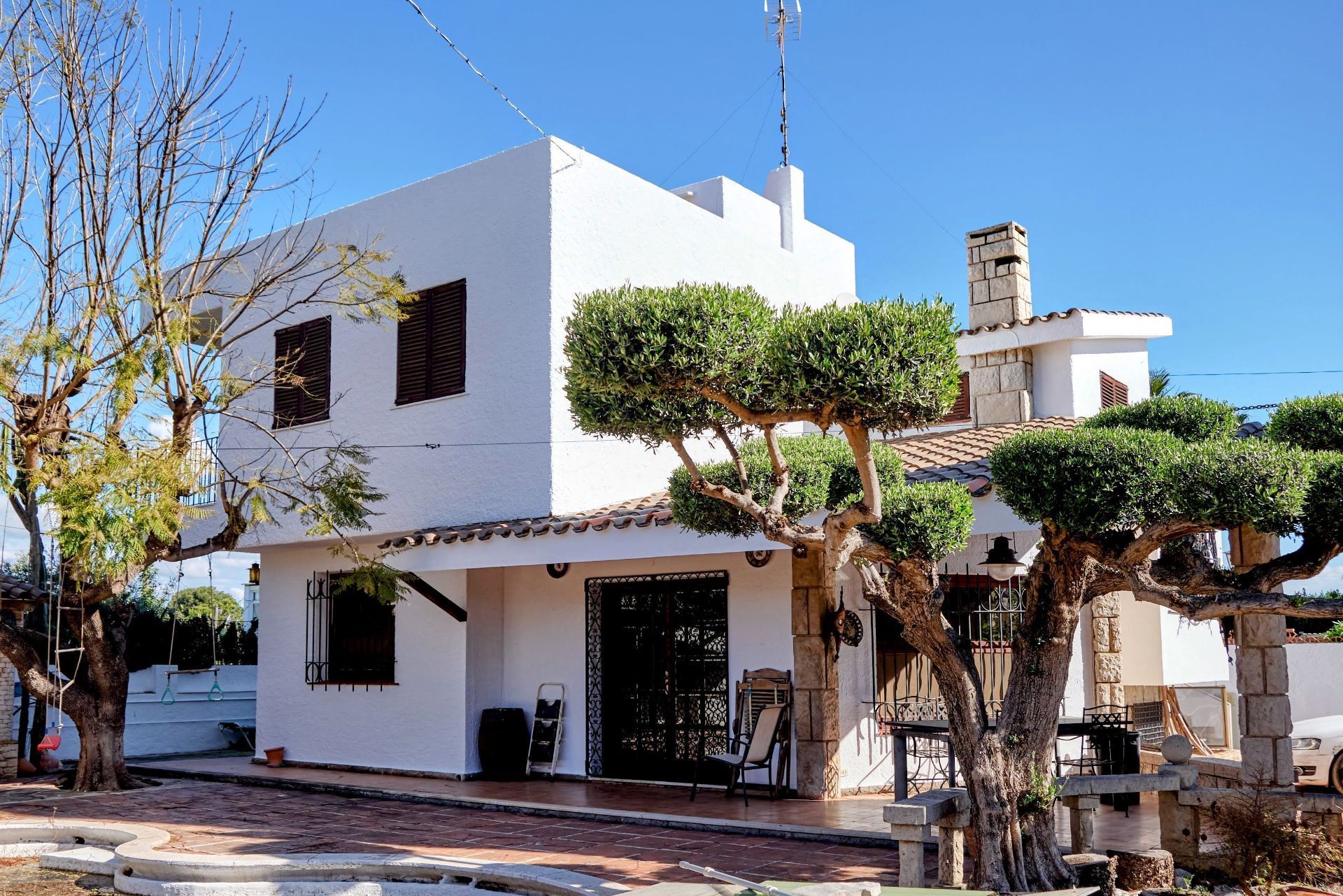 Vista exterior de Casa o xalet en venda en Benicarló amb Piscina