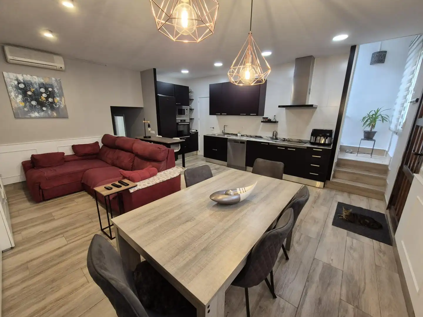 Menjador de Casa o xalet en venda en La Ràpita amb Aire condicionat, Terrassa i Moblat