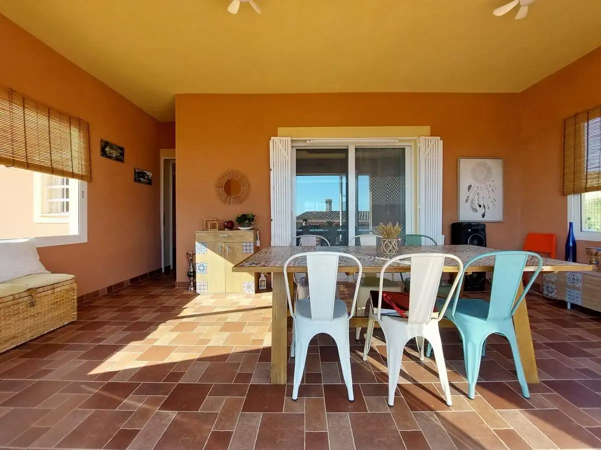 Terrassa de Casa o xalet en venda en Aigües amb Calefacció, Jardí privat i Terrassa