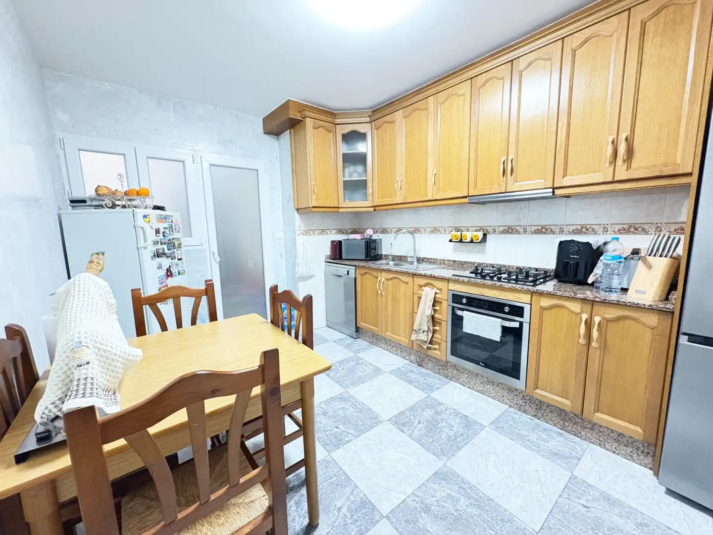 Kitchen of Apartments for sale in Almoradí  with Air Conditioner, Furnished and Balcony