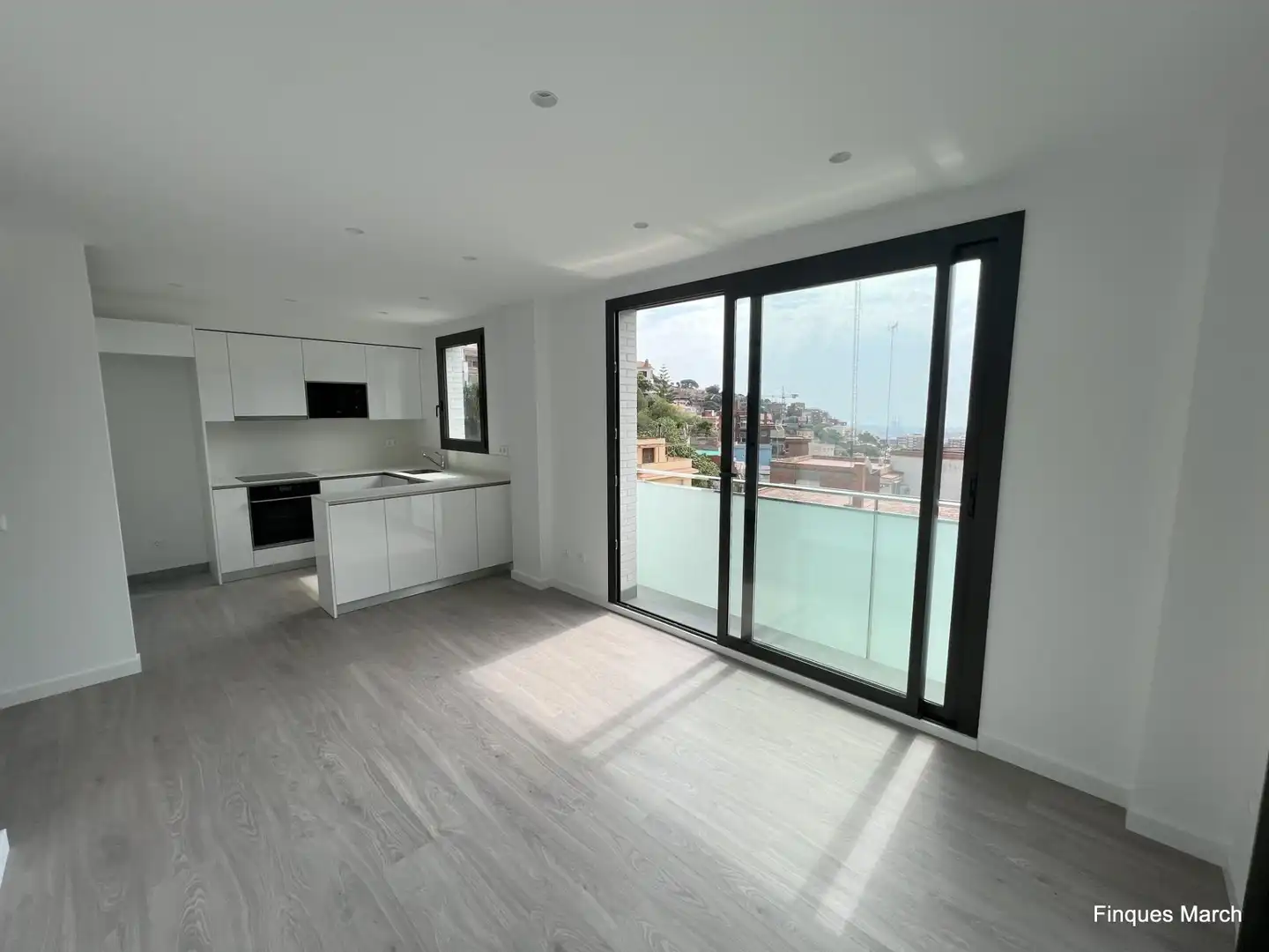 Terraza de Piso de alquiler en Barcelona con Aire acondicionado, Calefacción y Parquet