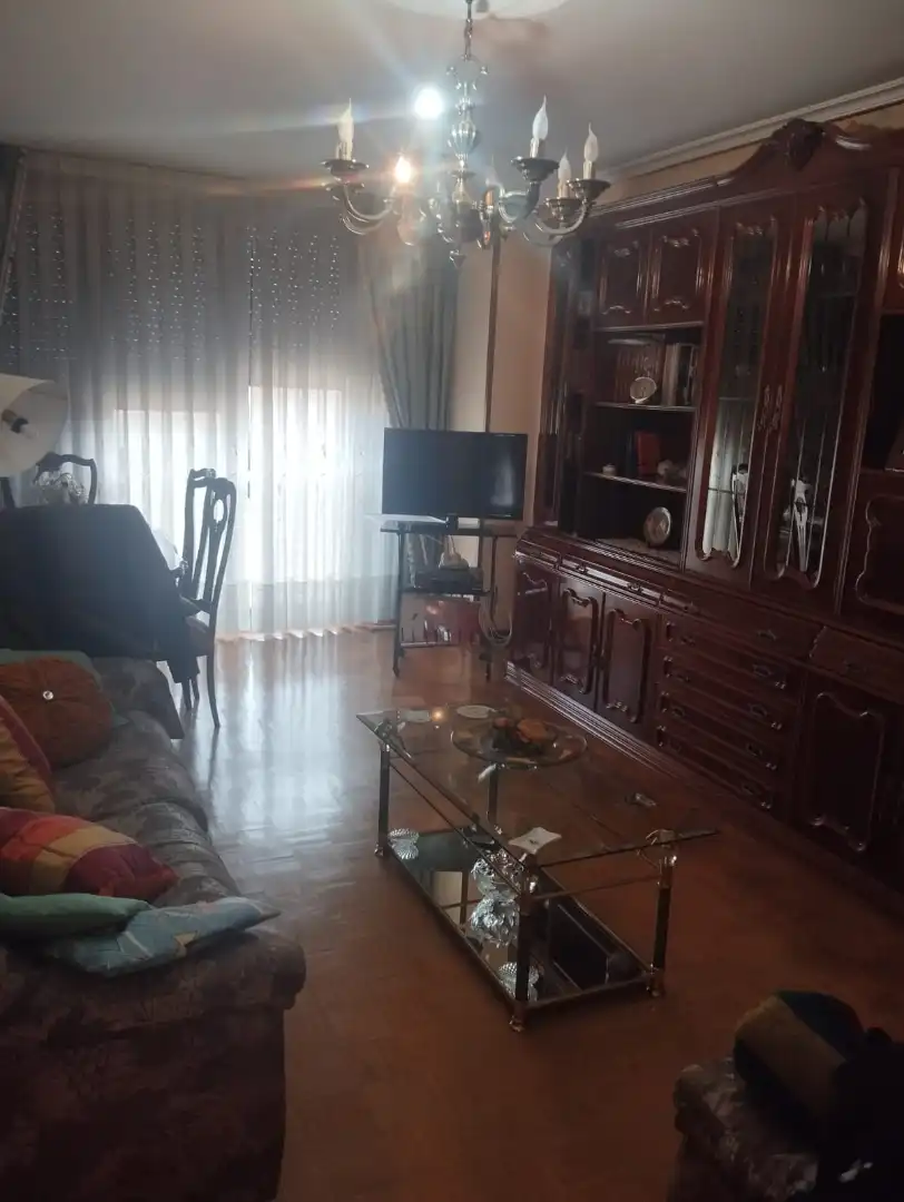 Living room of Flat for sale in Oviedo   with Heating, Terrace and Storage room