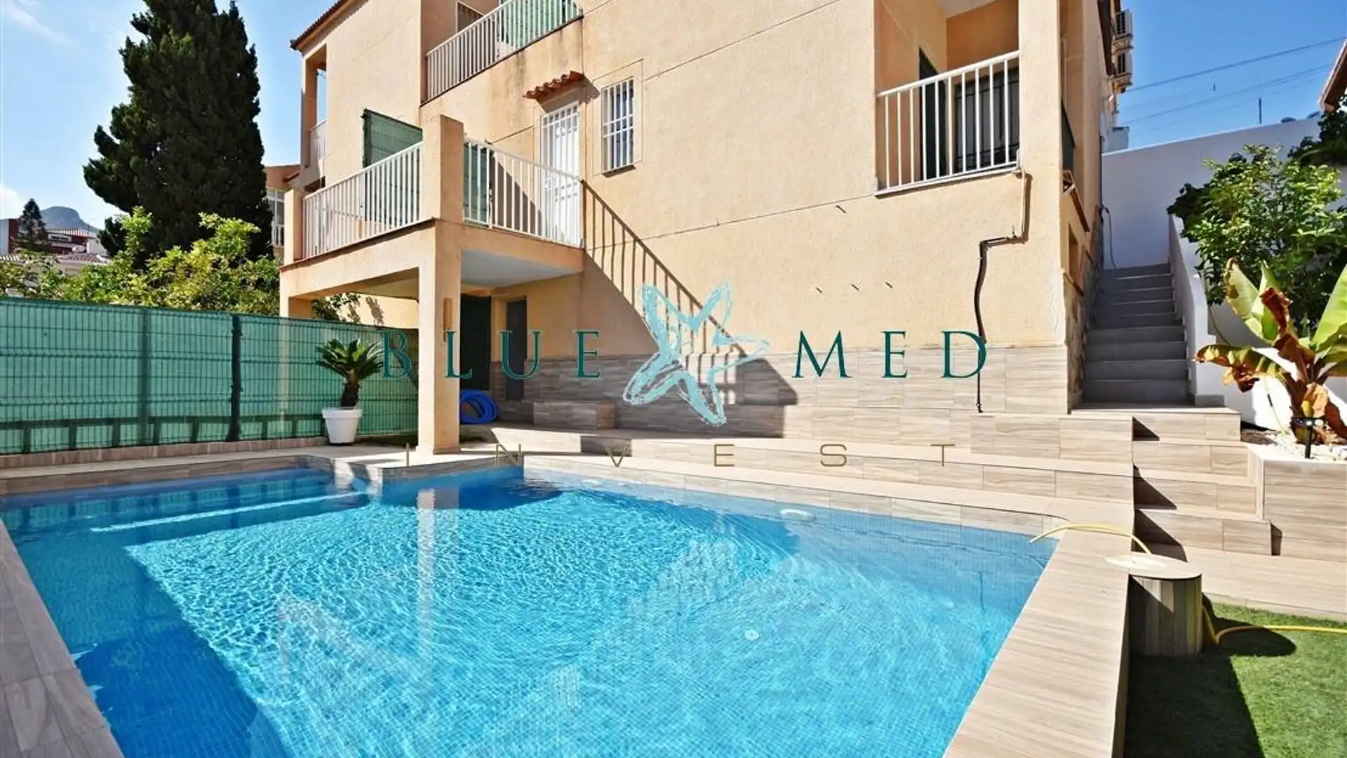 Vista exterior de Casa o chalet en venta en Mazarrón con Aire acondicionado, Jardín privado y Terraza