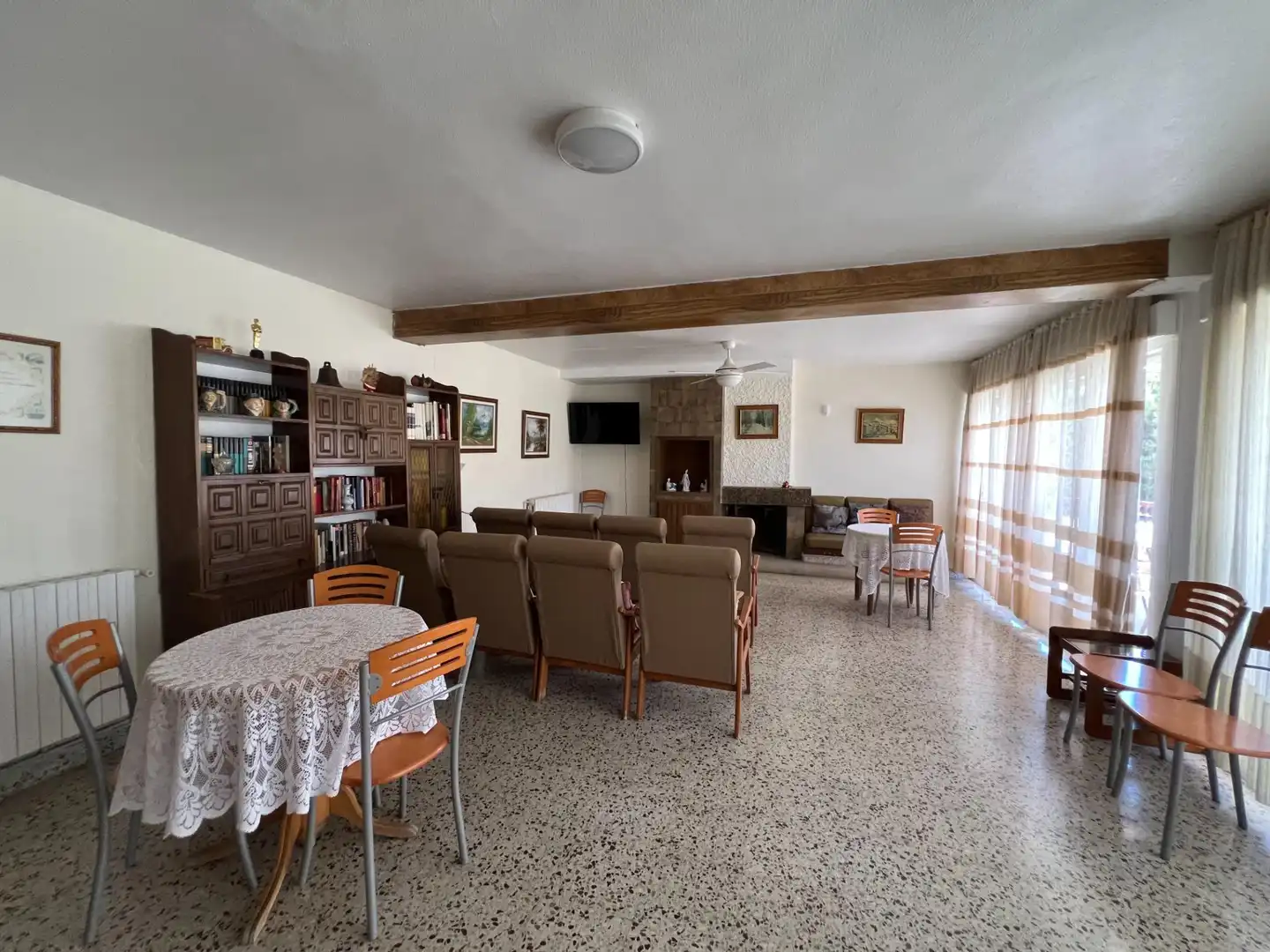 Sala de estar de Casa o chalet en venta en Zaragoza con Calefacción y Terraza