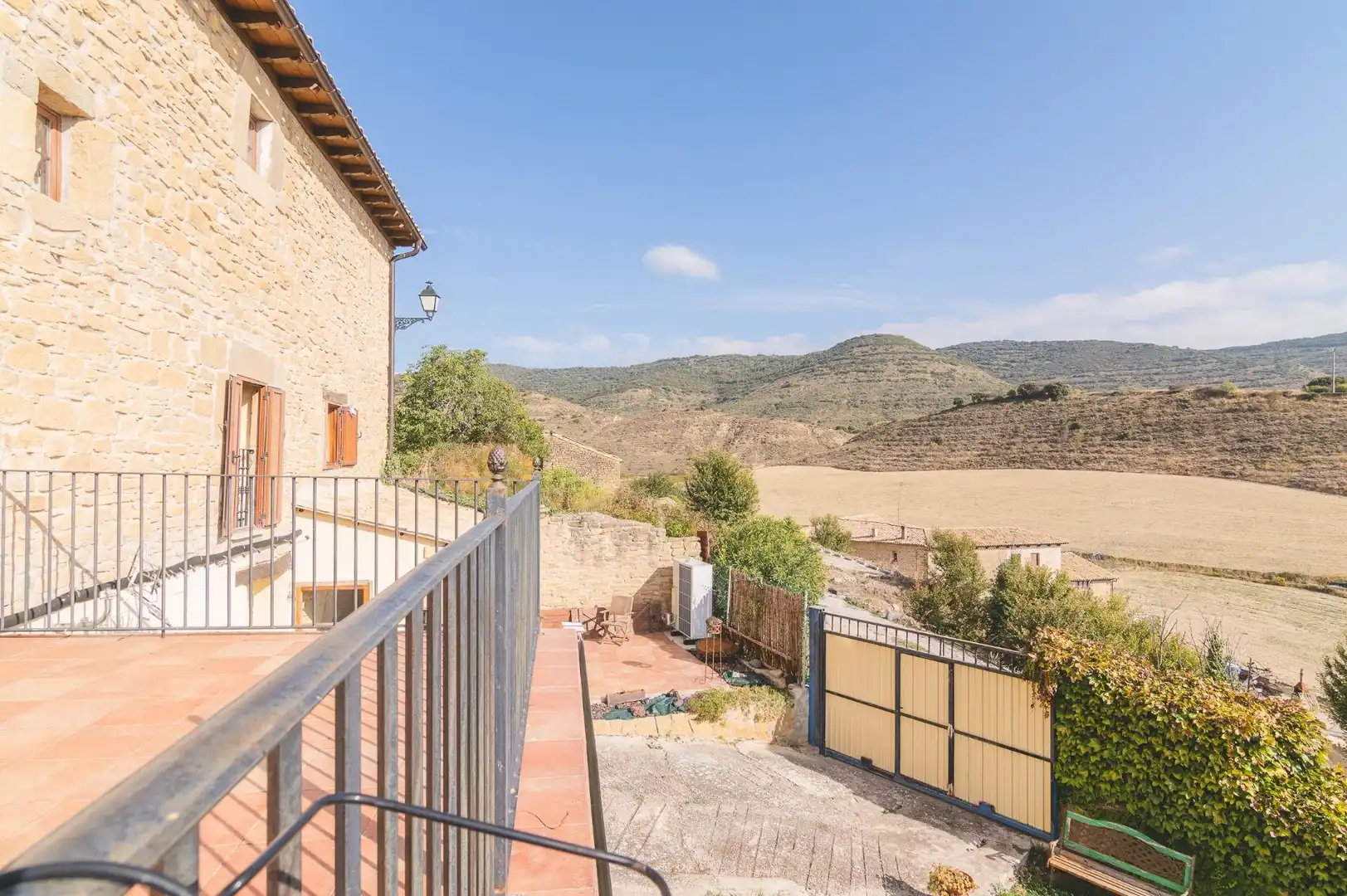 Vista exterior de Finca rústica en venta en Eslava con Jardín privado, Terraza y Trastero